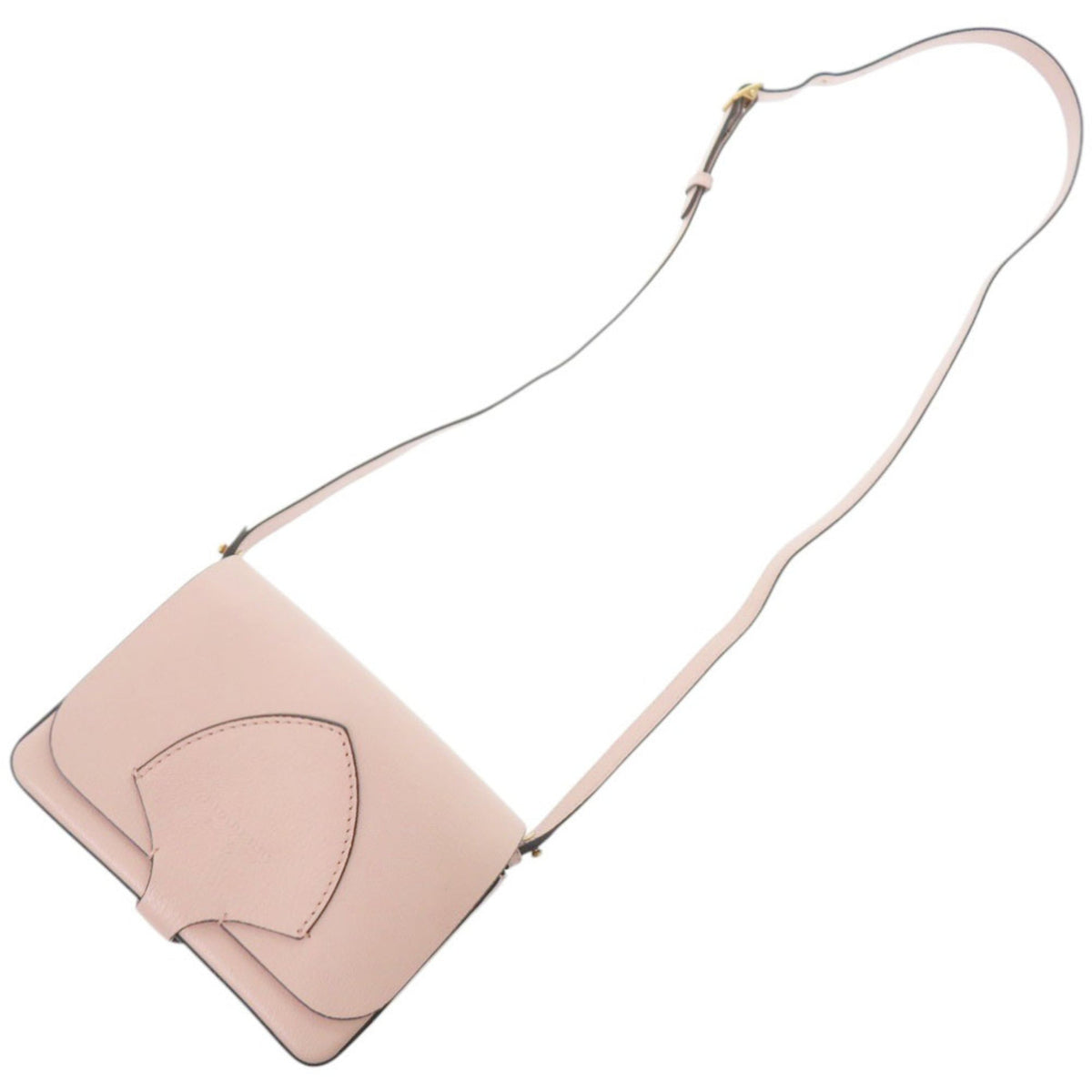 Burberry Pink Leather Shoulder Bag (Pre-Owned)