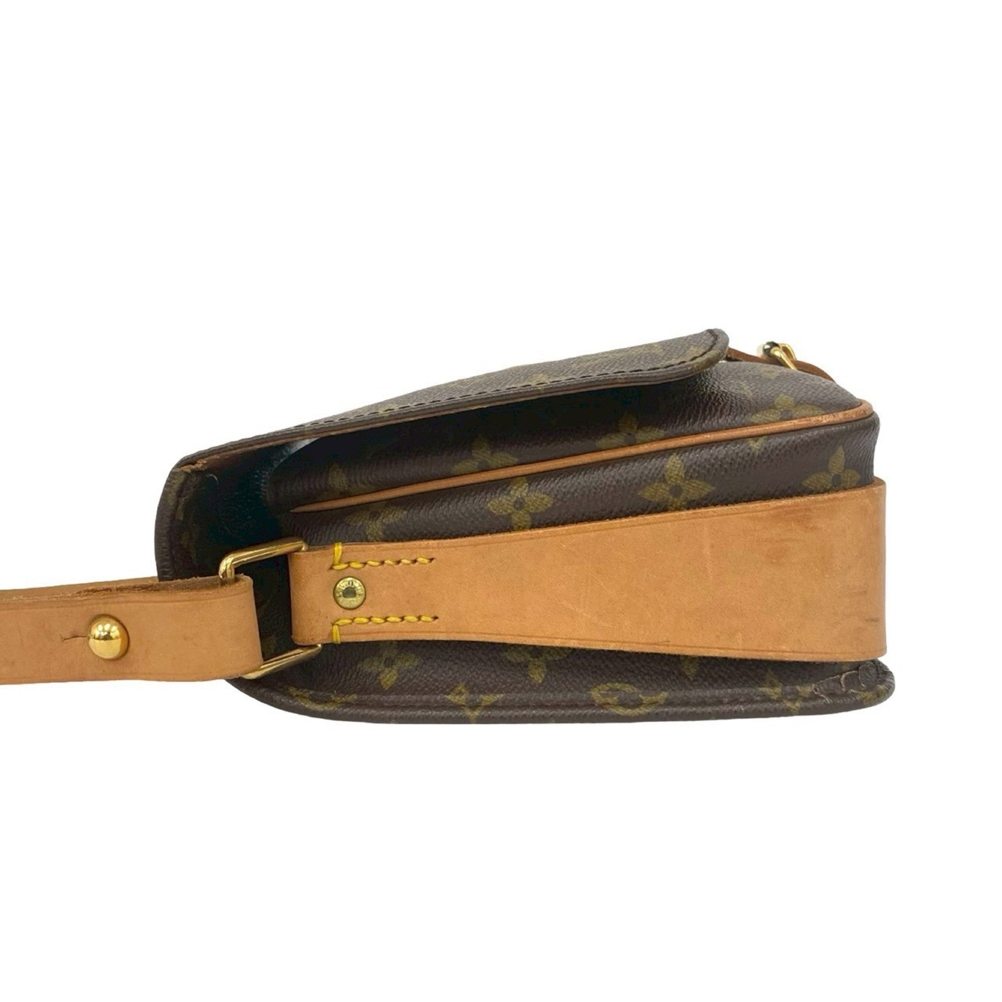 Louis Vuitton Brown Leather Pvc Pochette Shoulder Bag (Pre-Owned)