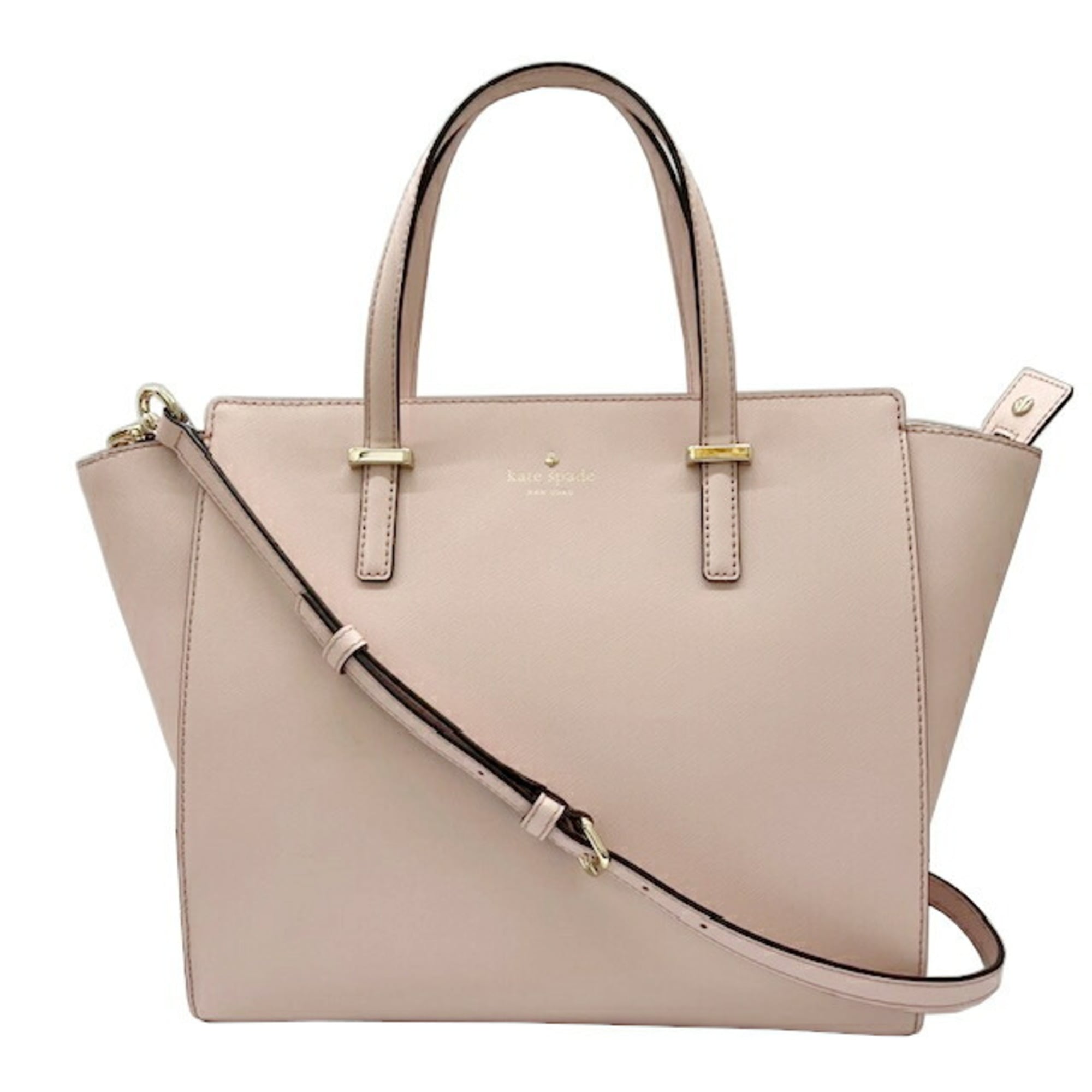 Kate Spade Pink Leather Handbag Shoulder Bag (Pre-Owned)