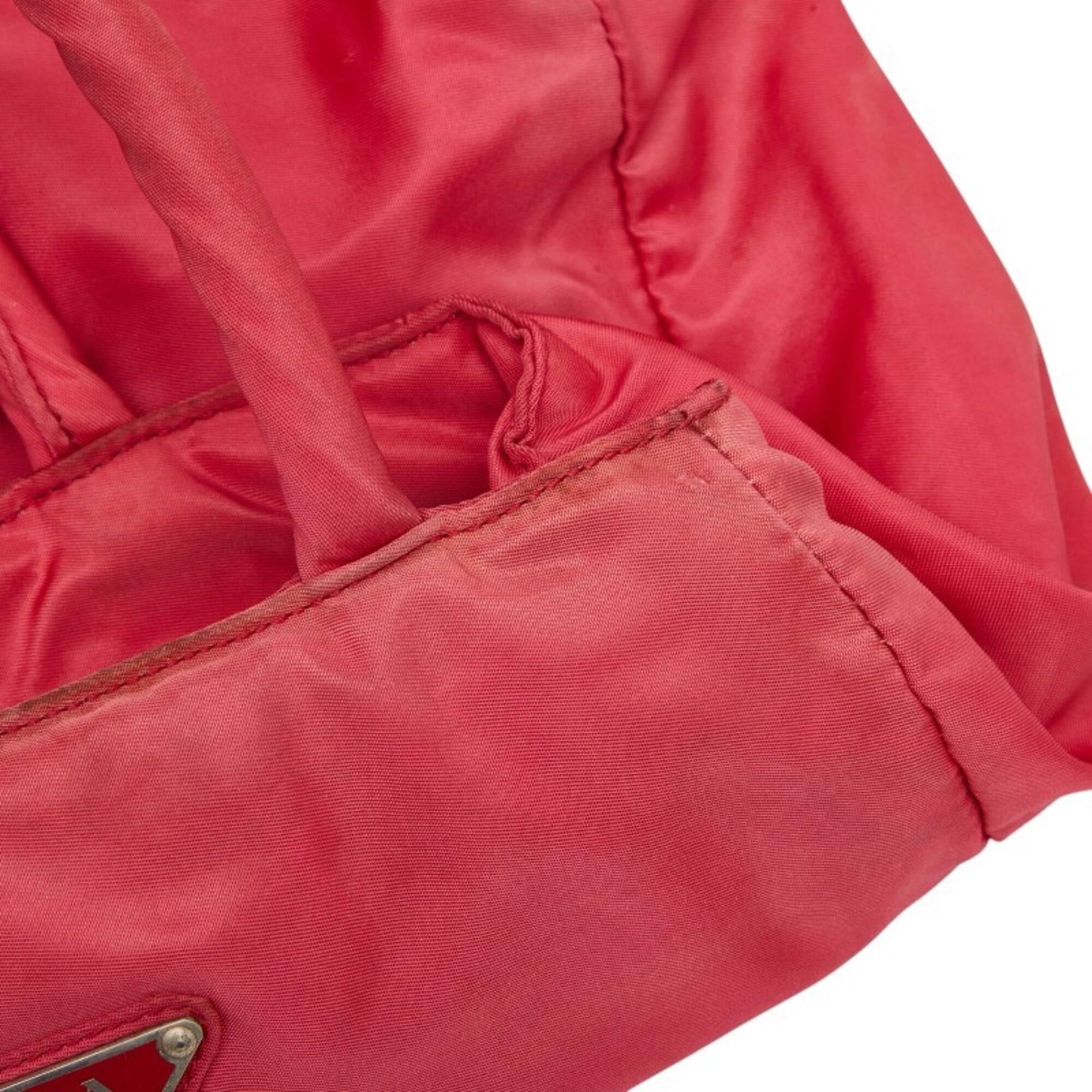 Prada Pink Nylon Handbag (Pre-Owned)