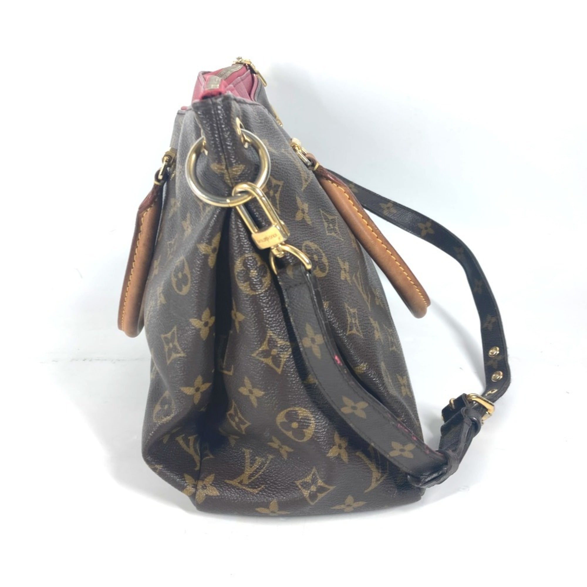 Louis Vuitton Brown Dahlia Monogram Pink Monogram Handbag Shoulder Bag Tote Bag (Pre-Owned)