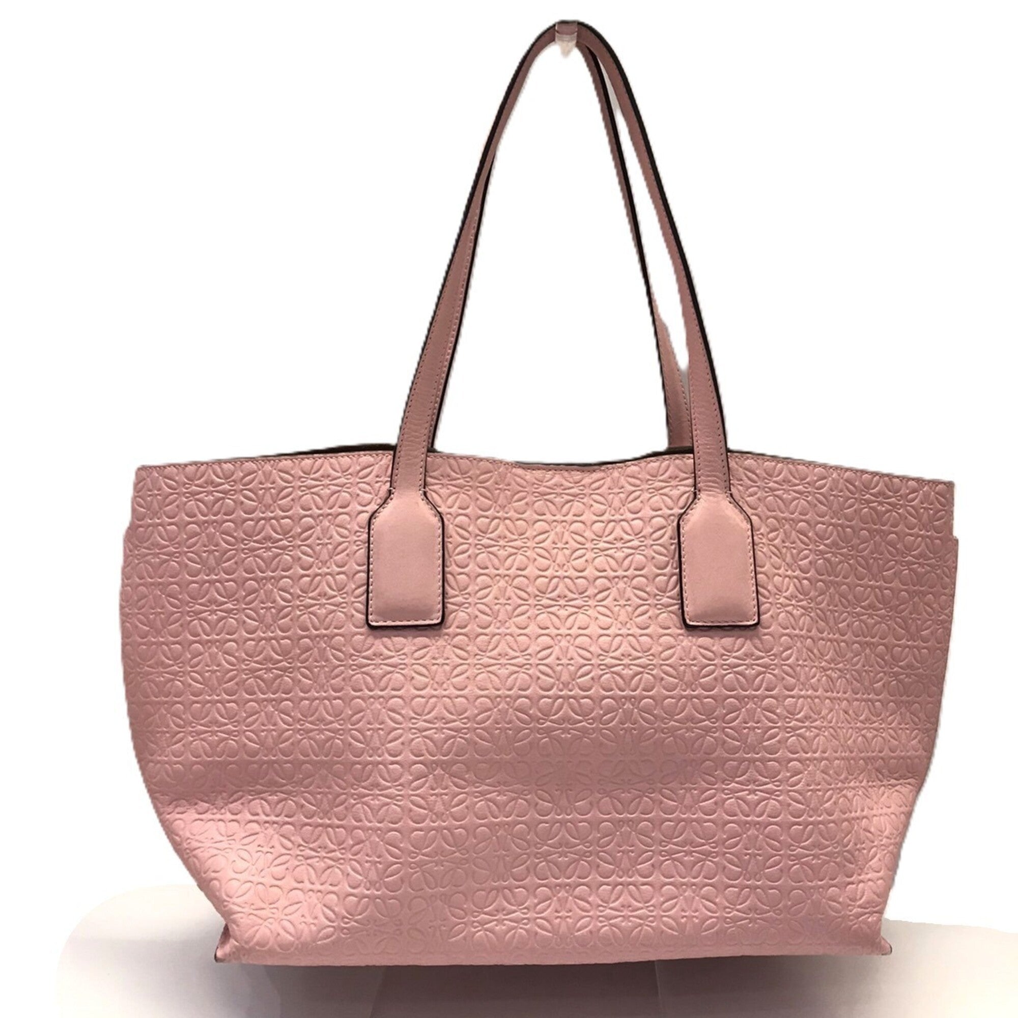 Loewe Pink Leather Tote Bag (Pre-Owned)