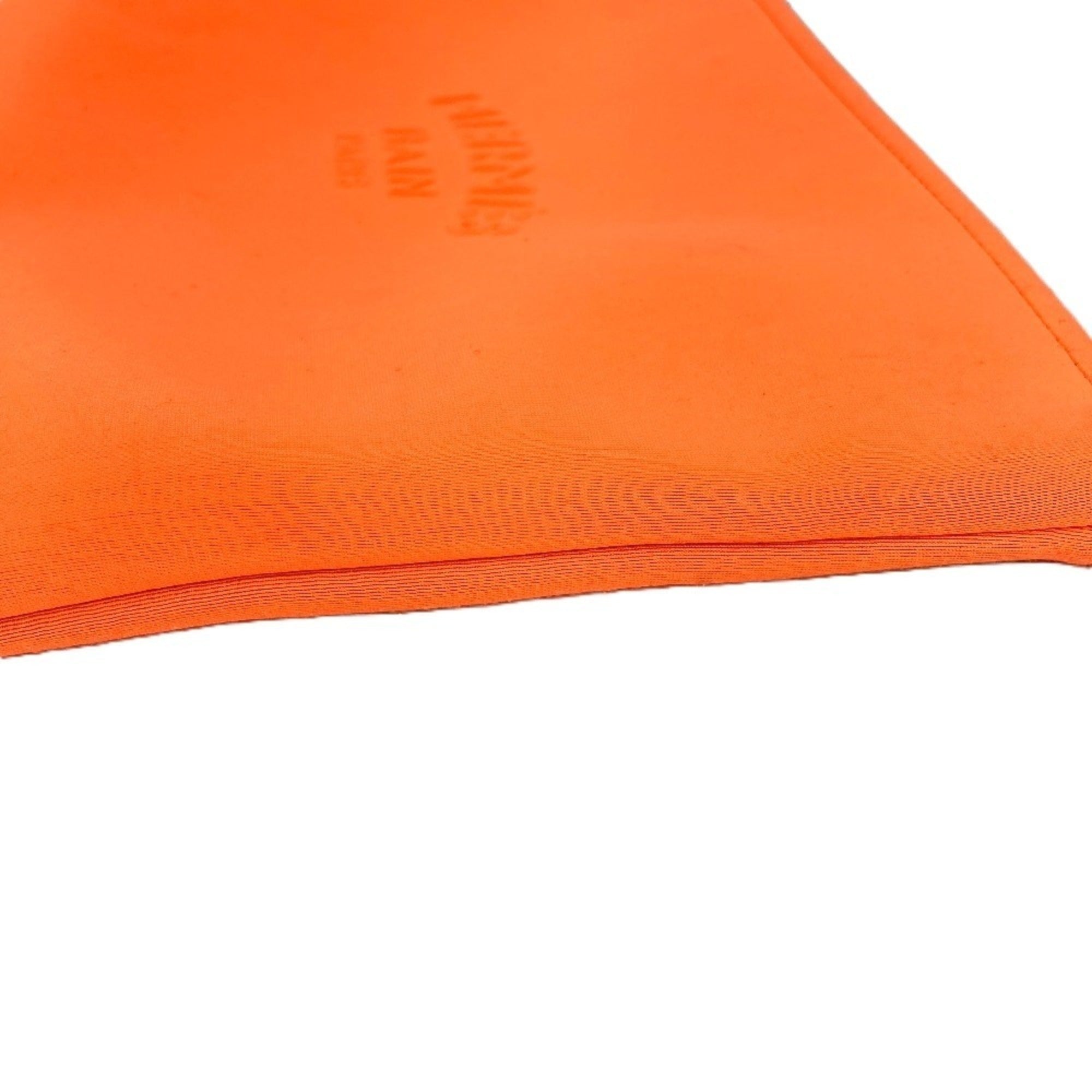 Hermes Orange Polyamide Clutch Bag Handbag Pouch (Pre-Owned)