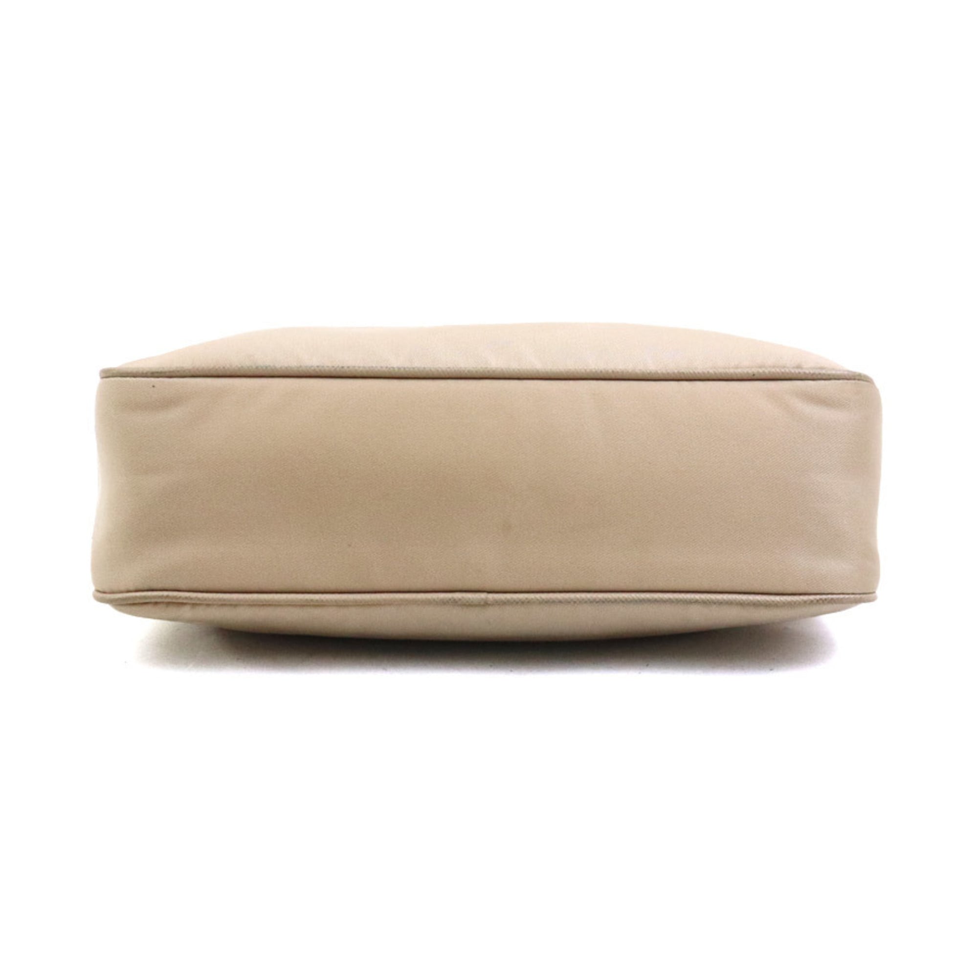 Prada Beige Nylon Shoulder Bag (Pre-Owned)