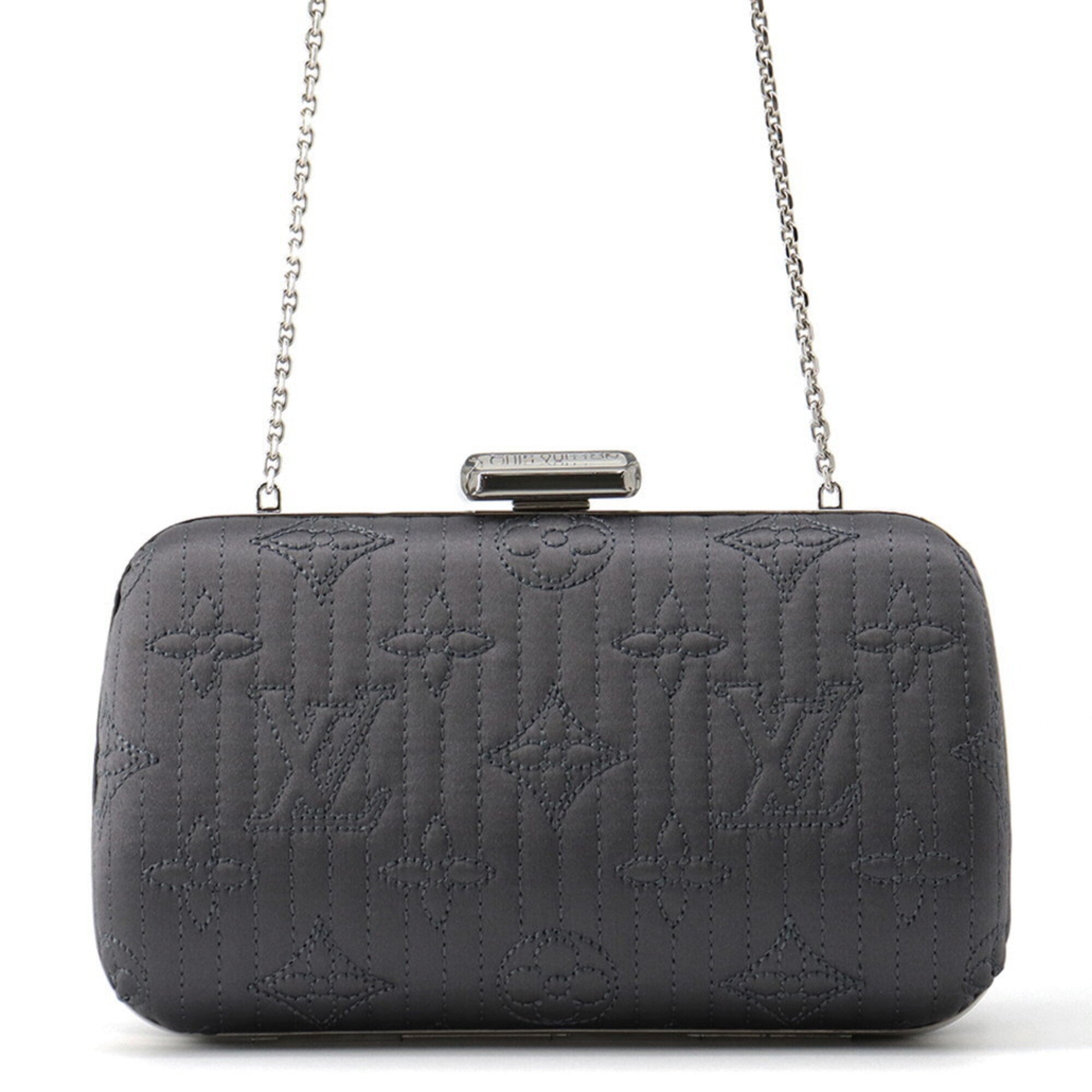 Louis Vuitton Monogram Motard Gray Monogram Clutch Bag Handbag Shoulder Bag (Pre-Owned)