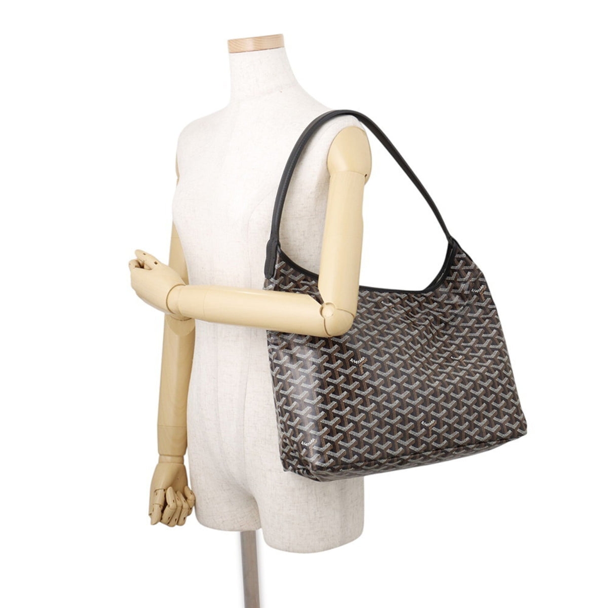 Goyard Black Pvc Leather Handbag Pouch Shoulder Bag (Pre-Owned)