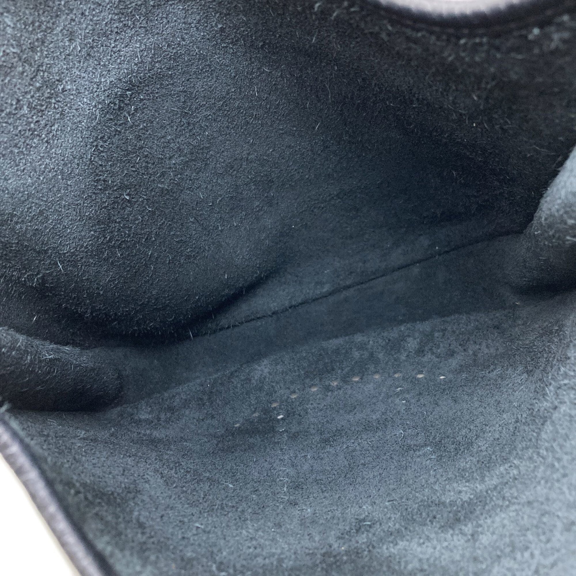 Hermes Black Taurillon Clemence Leather Shoulder Bag