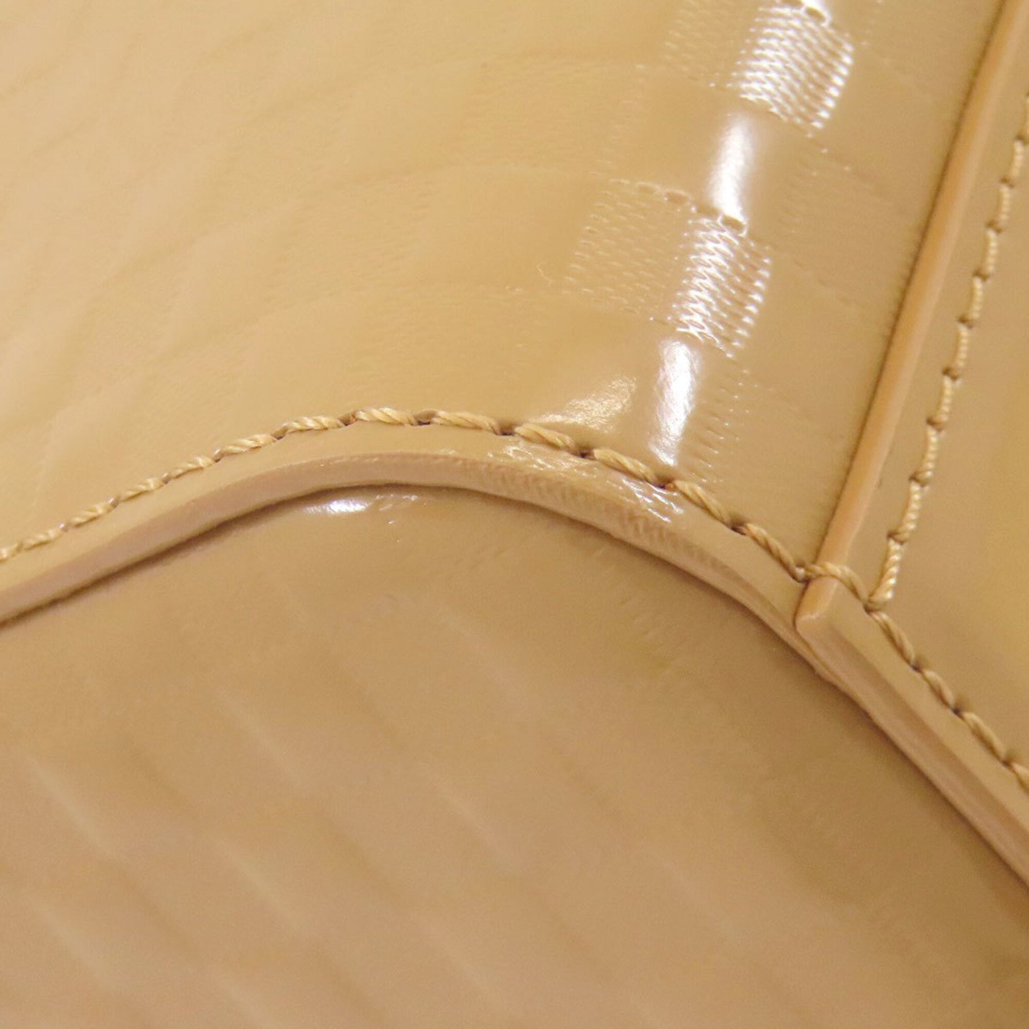 Louis Vuitton Damier Beige Leather Handbag (Pre-Owned)