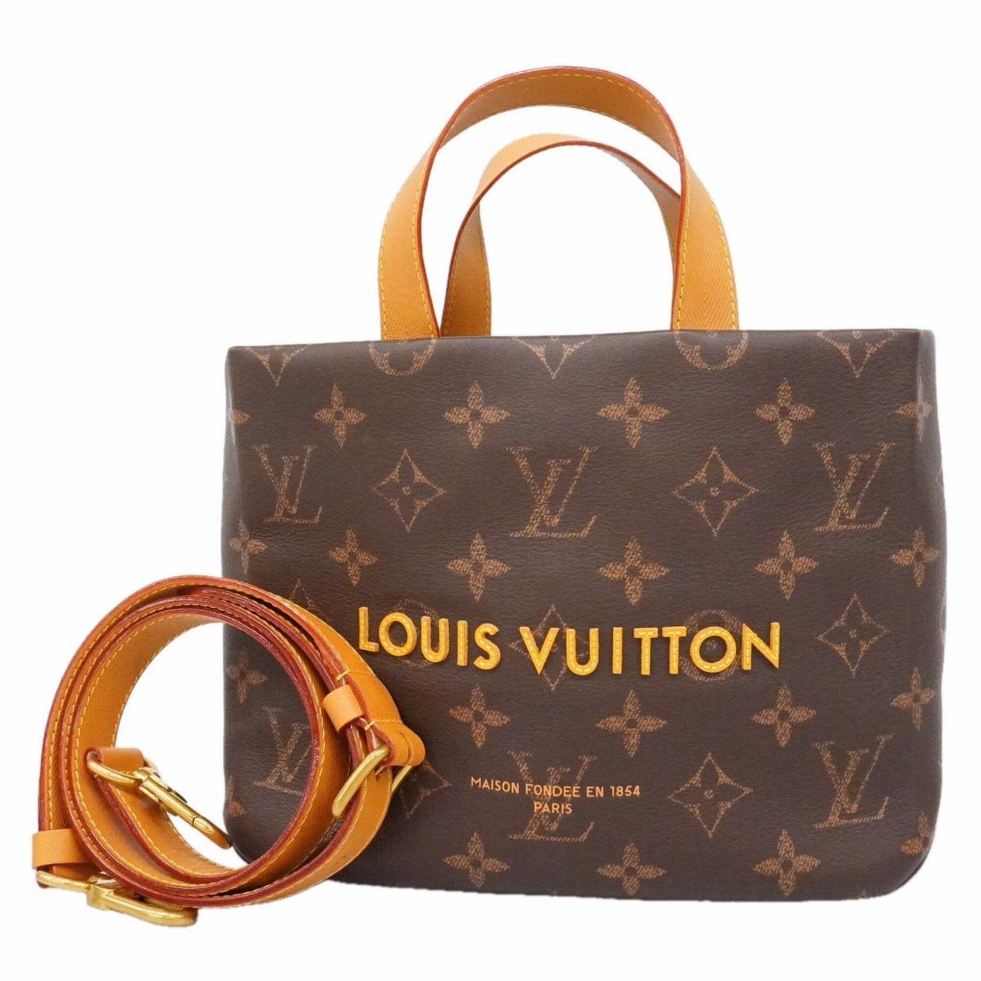 Louis Vuitton Brown Handbag (Pre-Owned)
