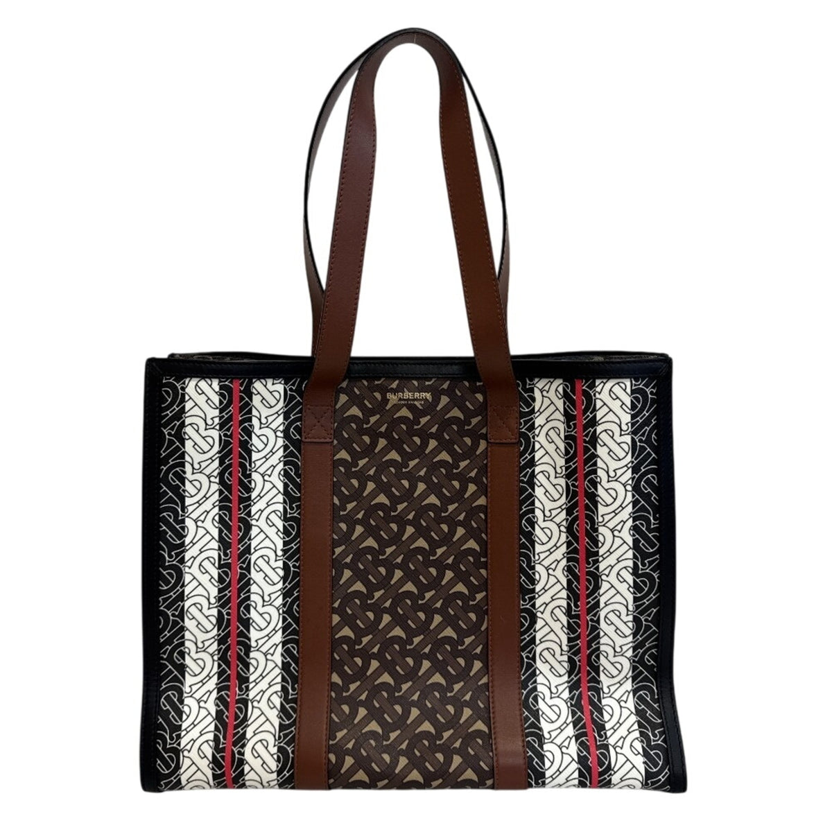 Burberry Brown Leather Tote Bag (Pre-Owned)