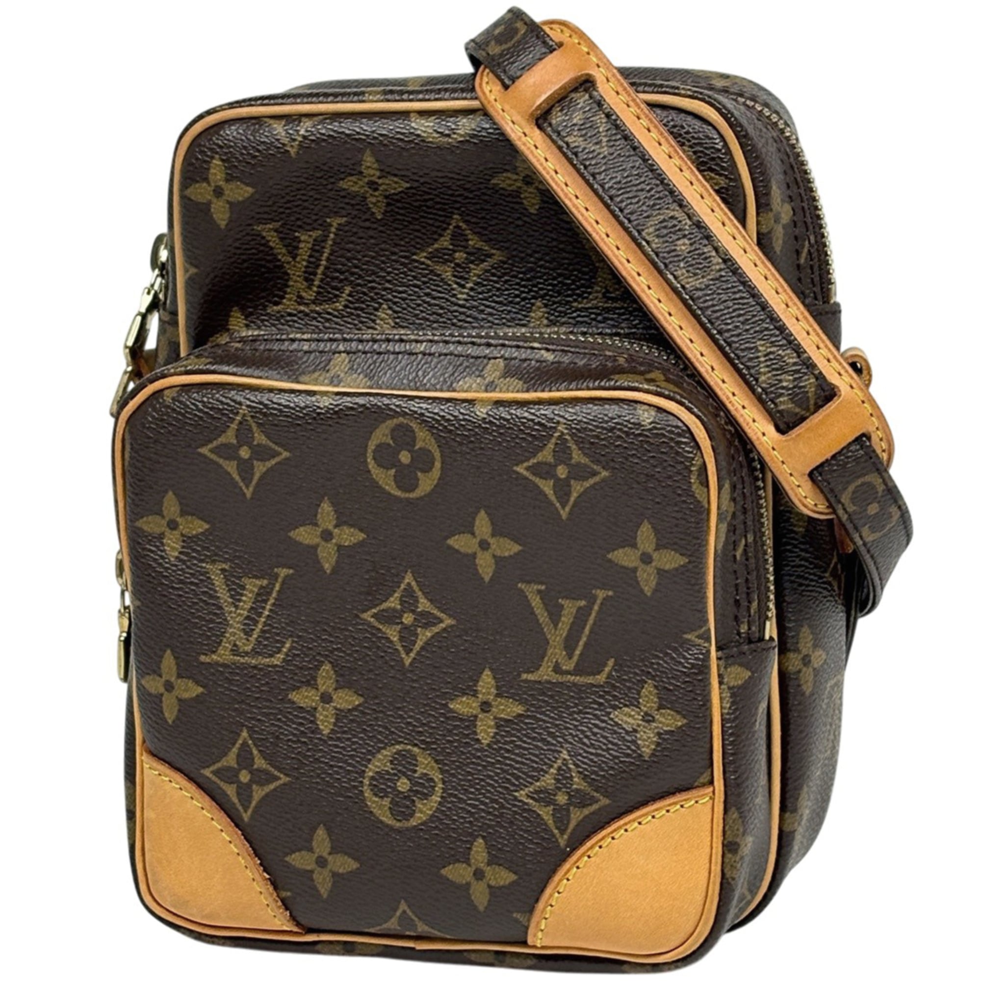 Louis Vuitton Brown Monogram Shoulder Bag (Pre-Owned)
