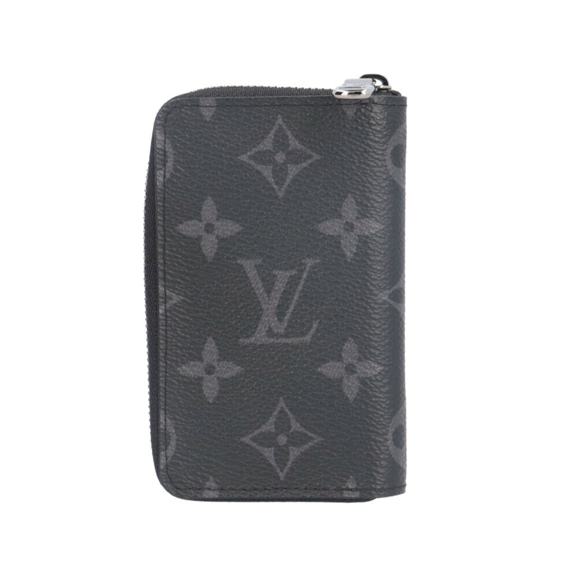 Louis Vuitton Black Monogram Eclipse Monogram Eclipse Coin Purse/Coin Case (Pre-Owned)