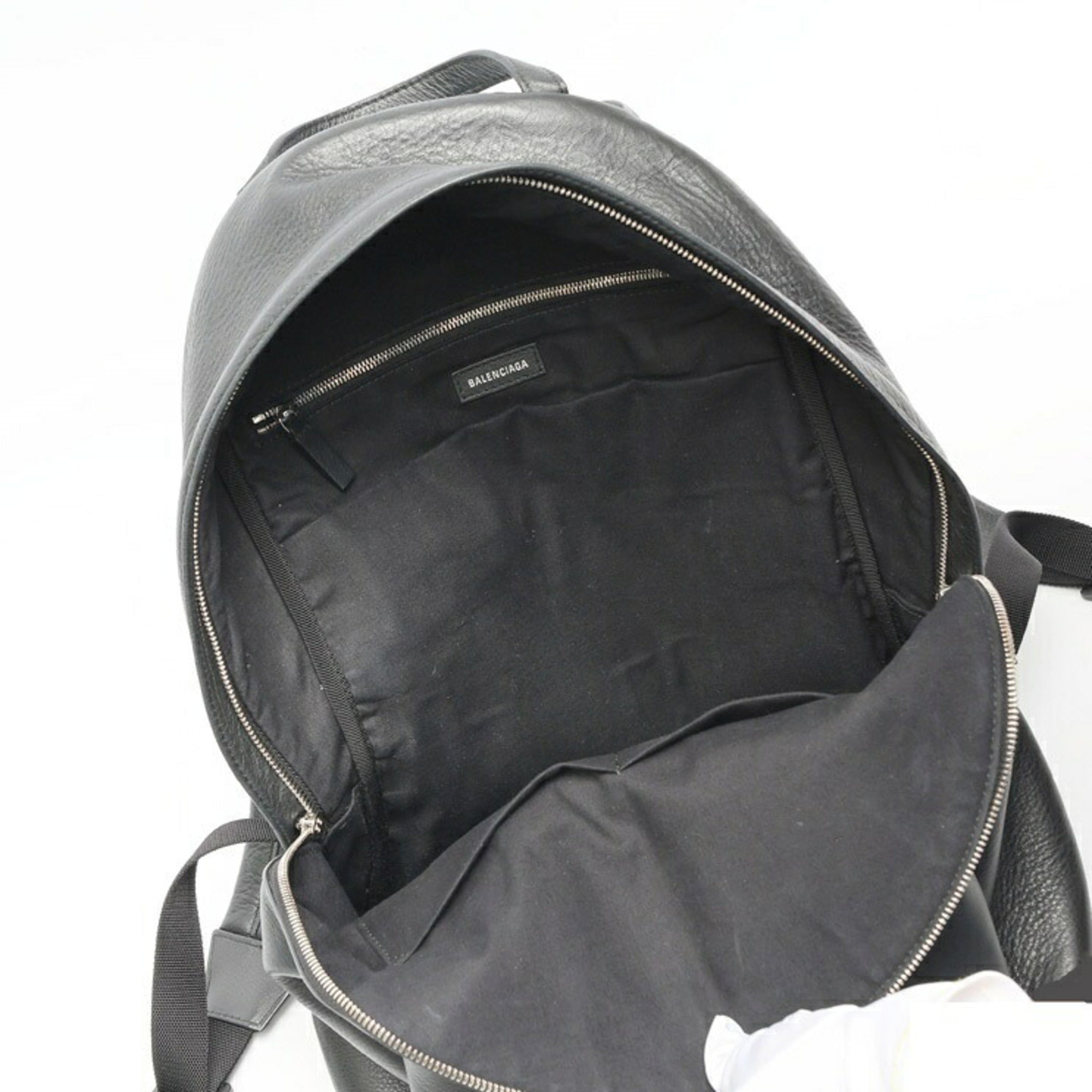 Balenciaga Black Leather Backpack (Pre-Owned)