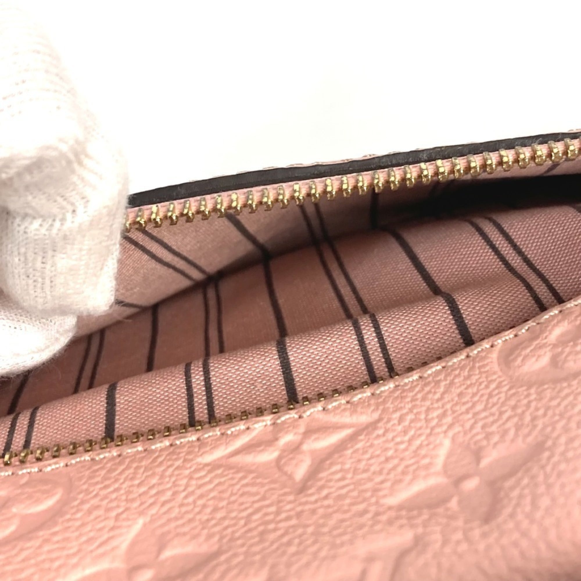 Louis Vuitton Pink Rose Poudre Monogram Empreinte Handbag Shoulder Bag (Pre-Owned)