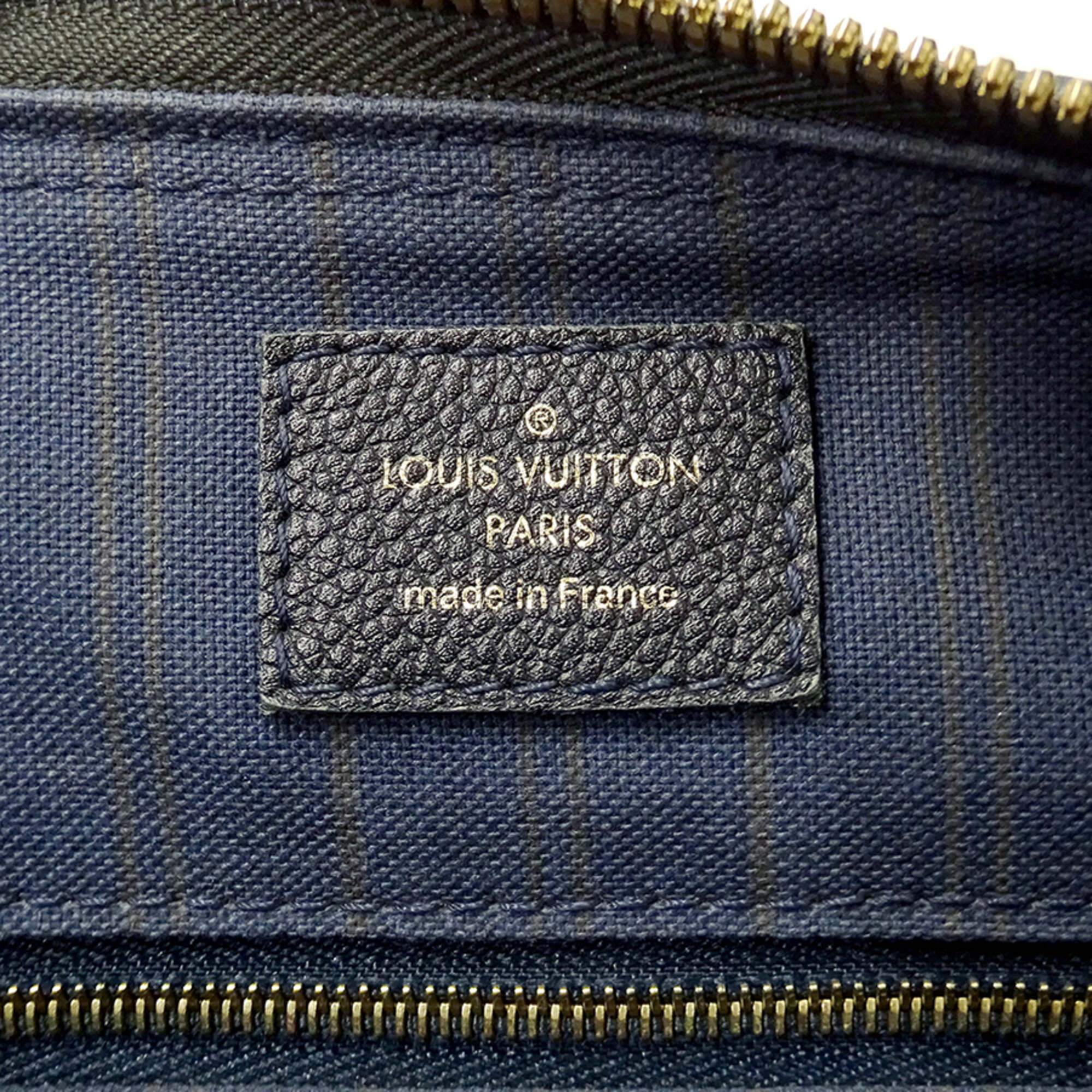 Louis Vuitton Infini Navy Monogram Empreinte Handbag Shoulder Bag (Pre-Owned)