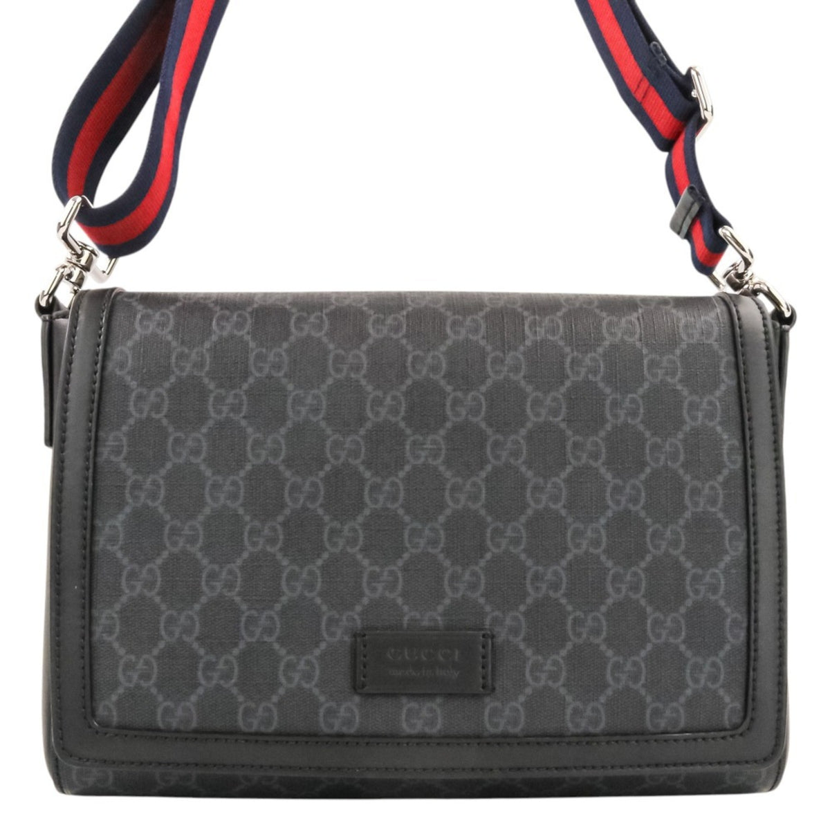 Gucci Black Gg Supreme Shoulder Bag (Pre-Owned)