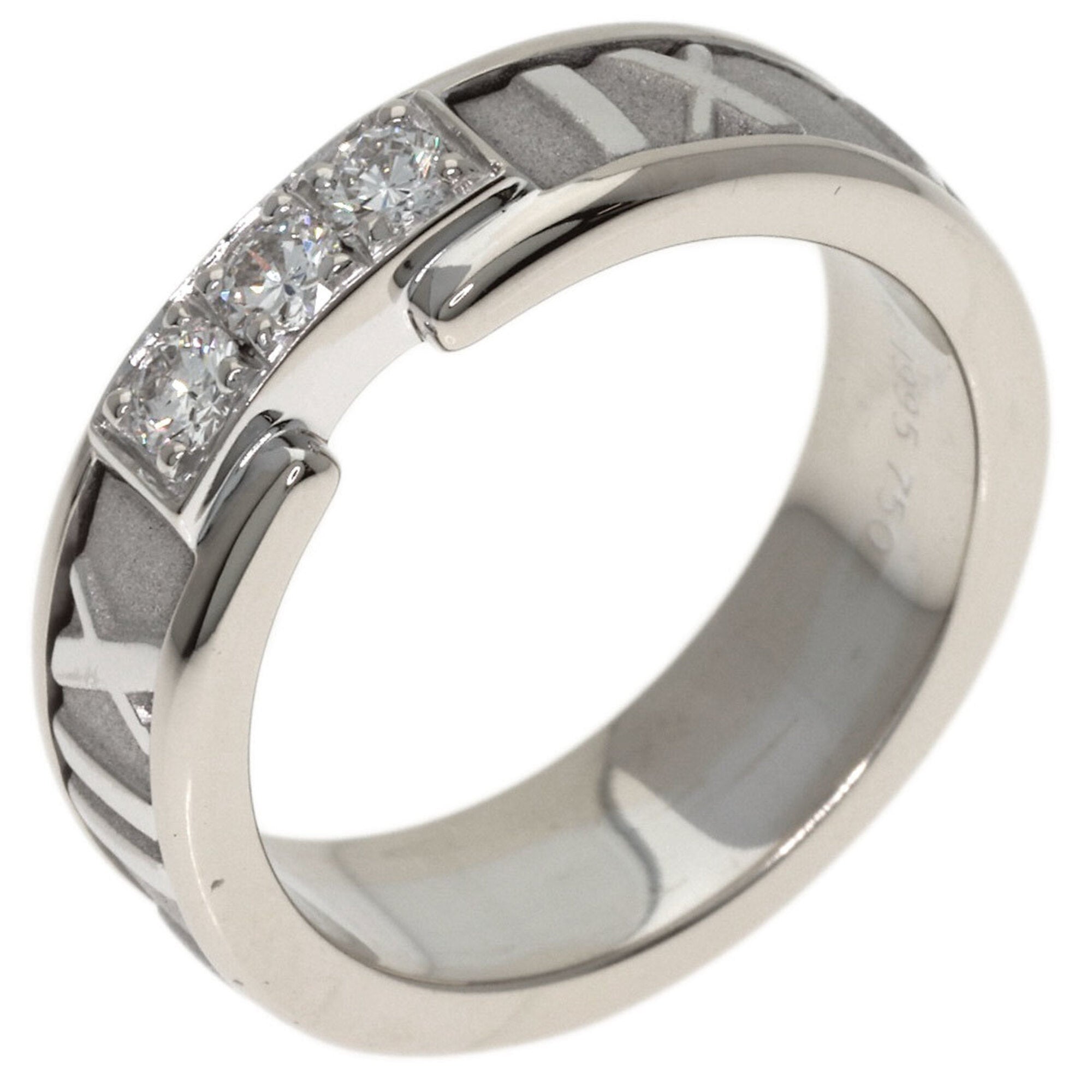Tiffany White Gold White Gold (18K) Band Ring (Pre-Owned)