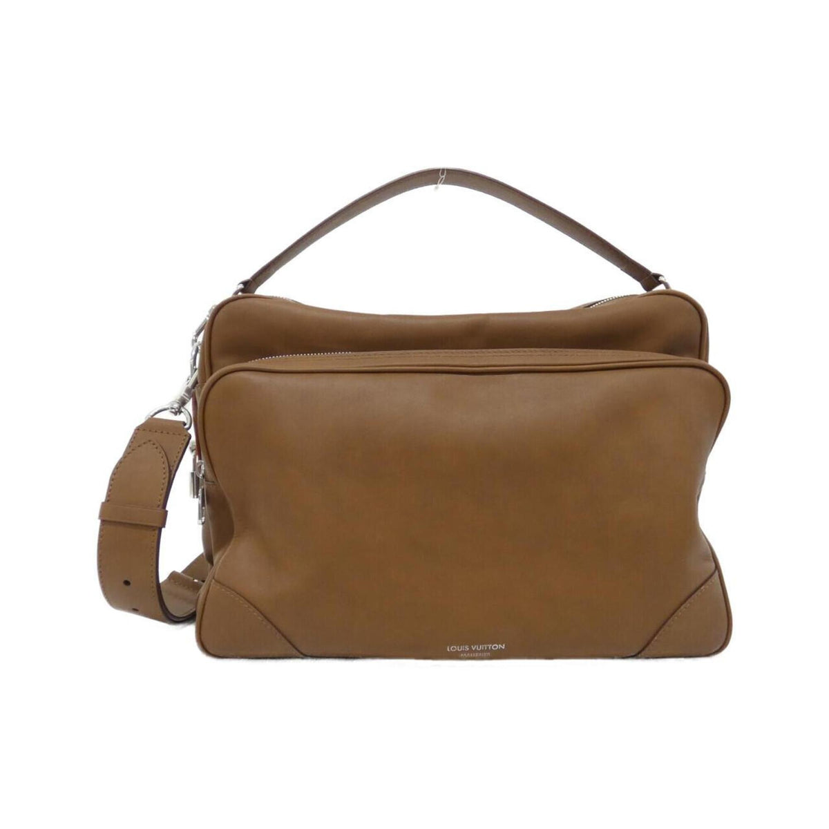 Louis Vuitton Caramel Leather Shoulder Bag (Pre-Owned)