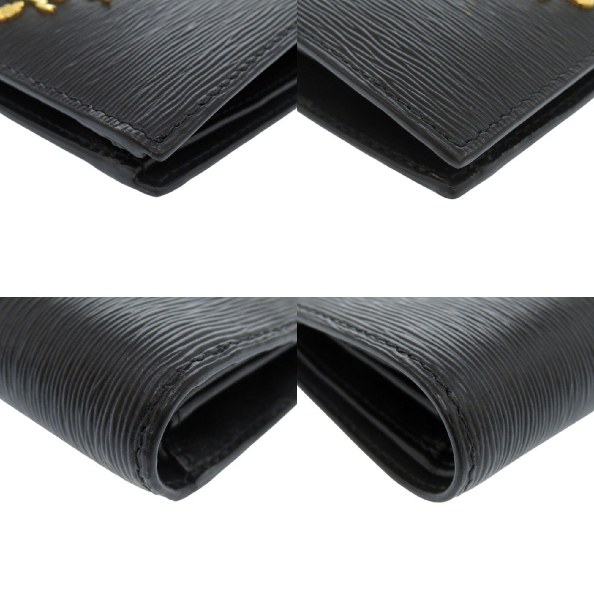 Prada Black Leather Wallet (Bi-Fold) (Pre-Owned)