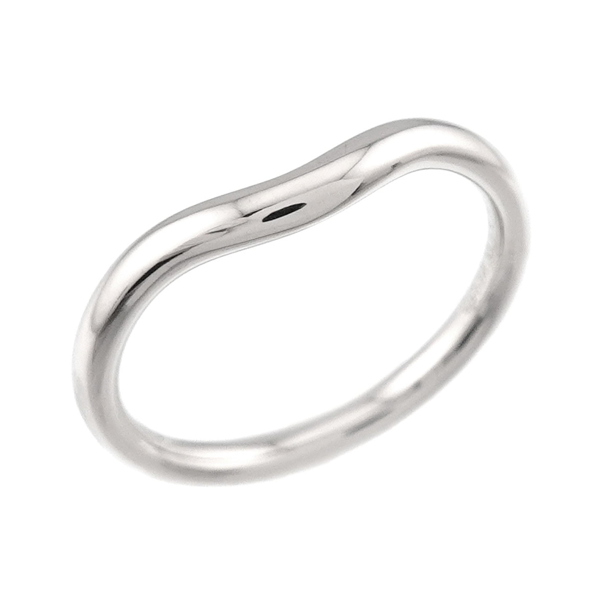 Tiffany Platinum Platinum 950 Band Ring (Pre-Owned)
