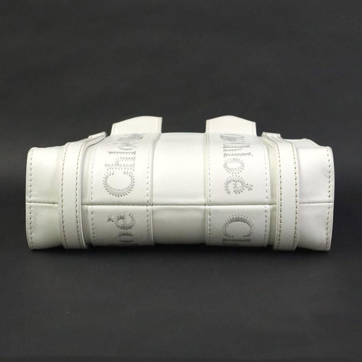 Chloé White Leather Shoulder Bag (Pre-Owned)