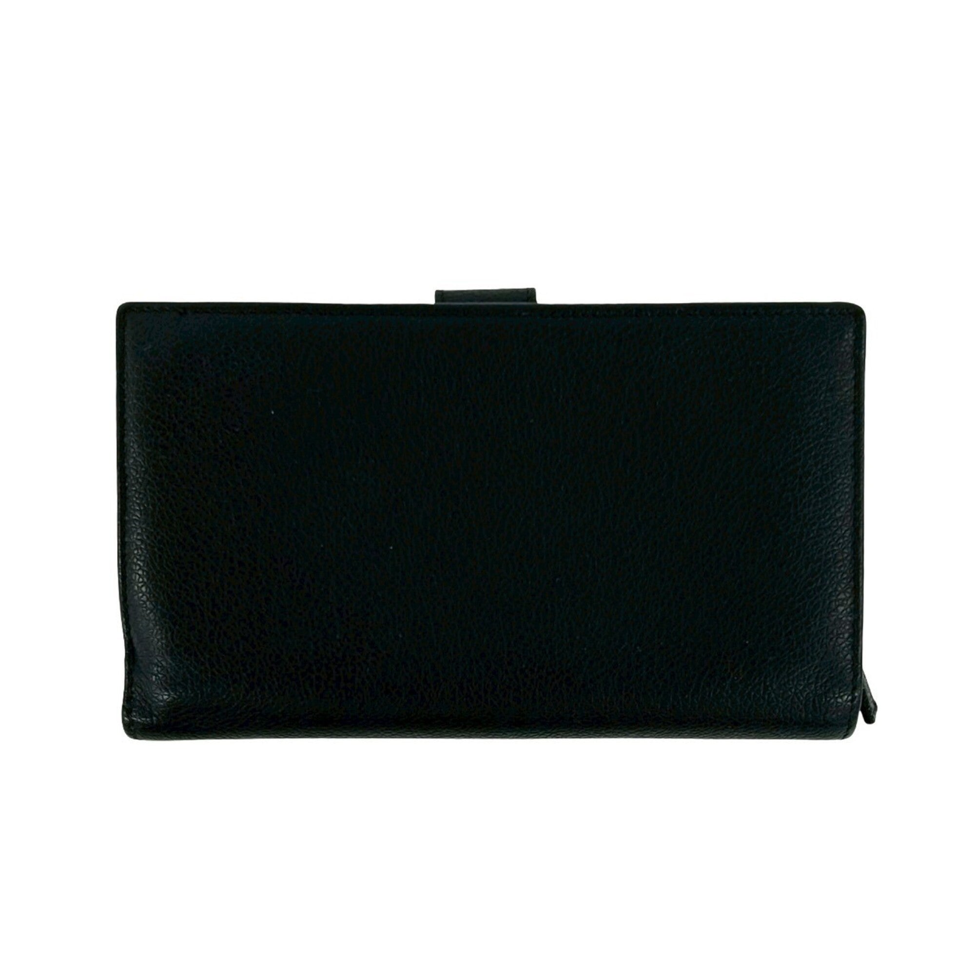 Bvlgari Black Leather Wallet (Bi-Fold) (Pre-Owned)