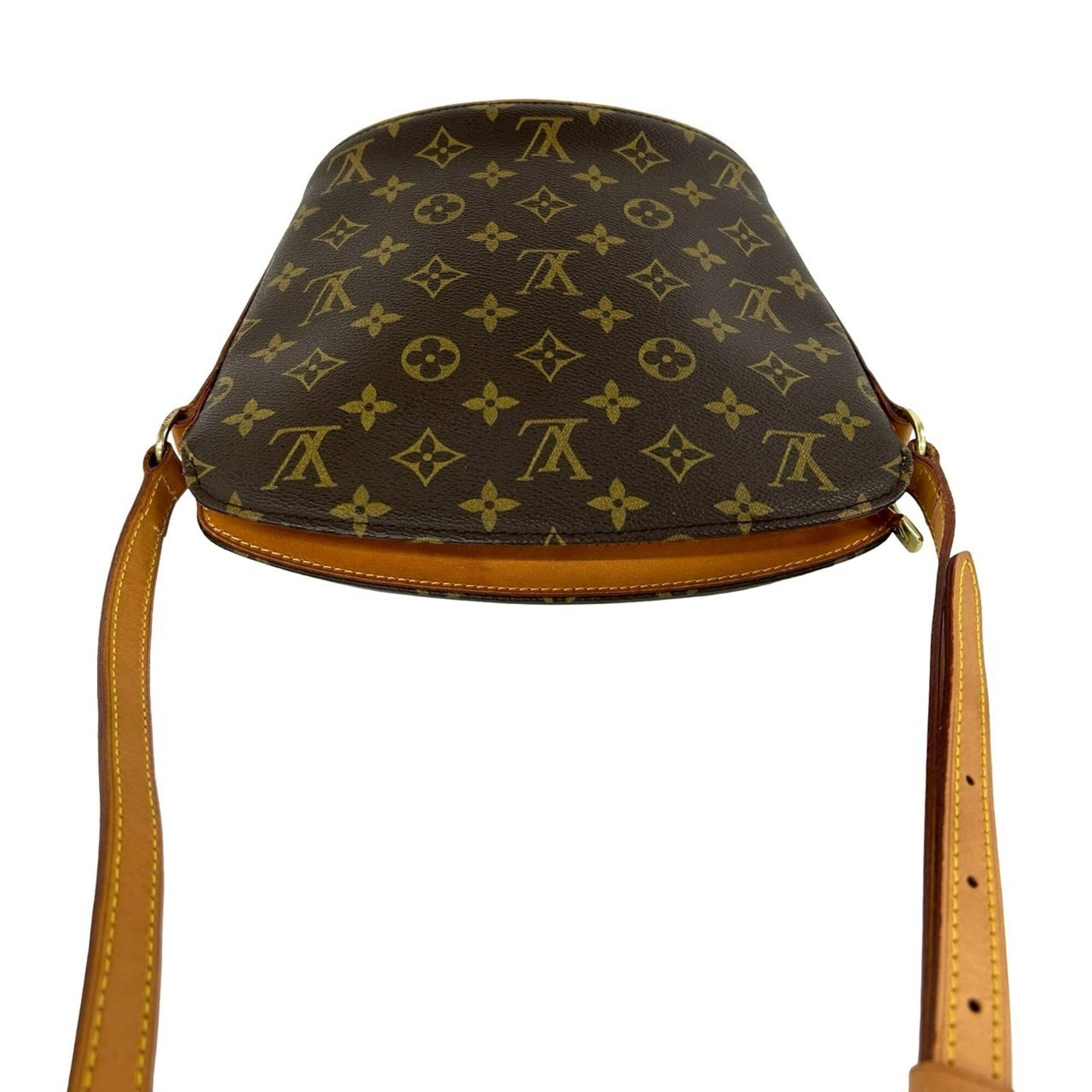 Louis Vuitton Brown Pvc Leather Pochette Shoulder Bag (Pre-Owned)