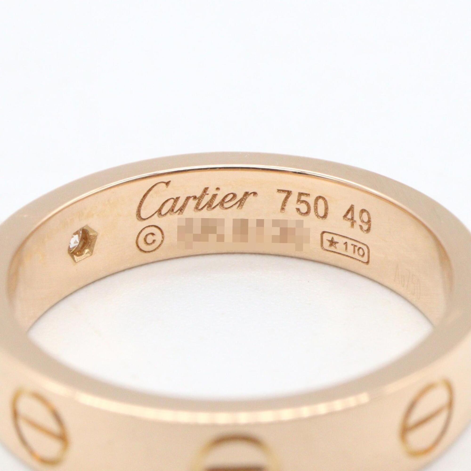 Cartier Gold Clear Pink Gold (18K) Band Ring (Pre-Owned)