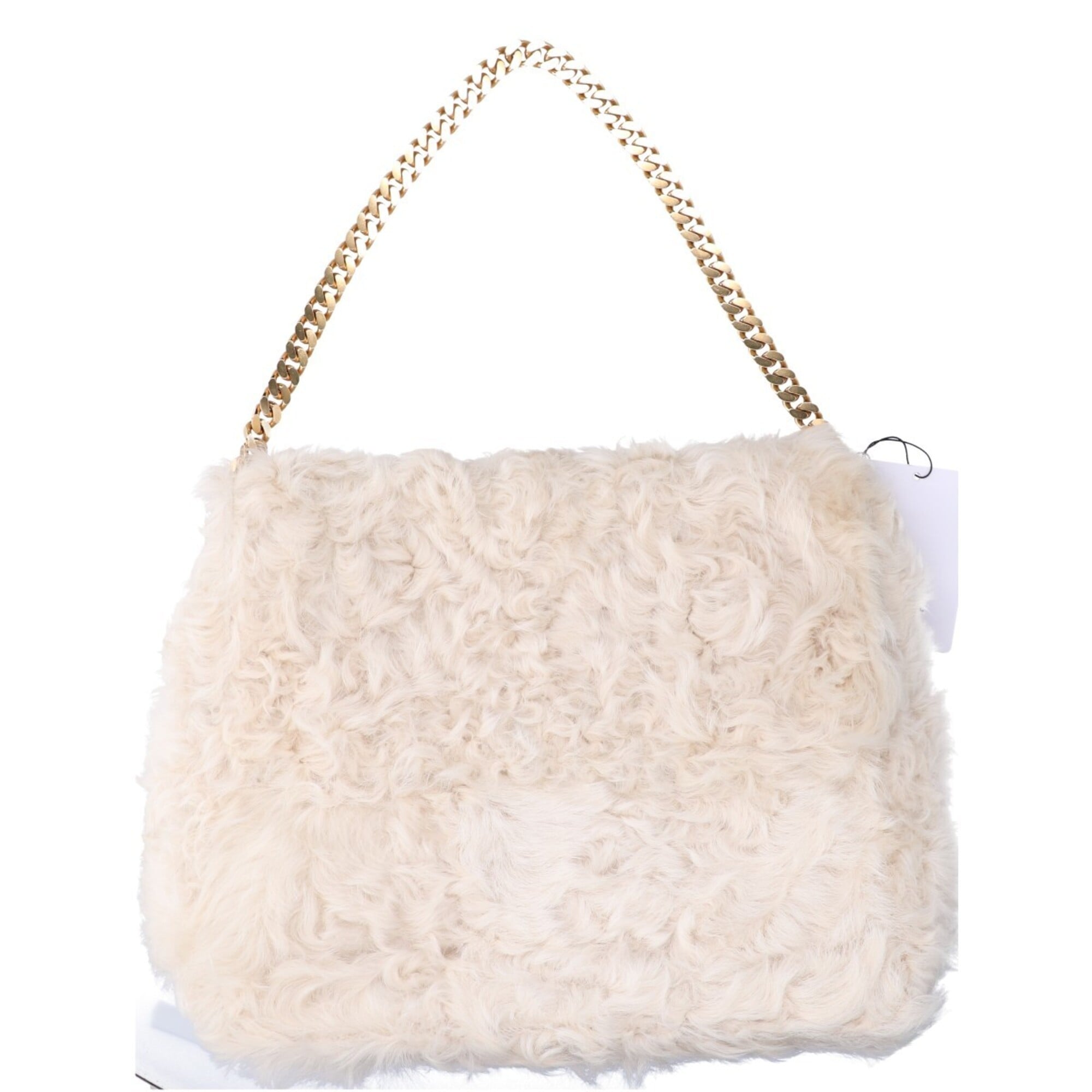 Celine Cream Leather Shoulder Bag (Pre-Owned)