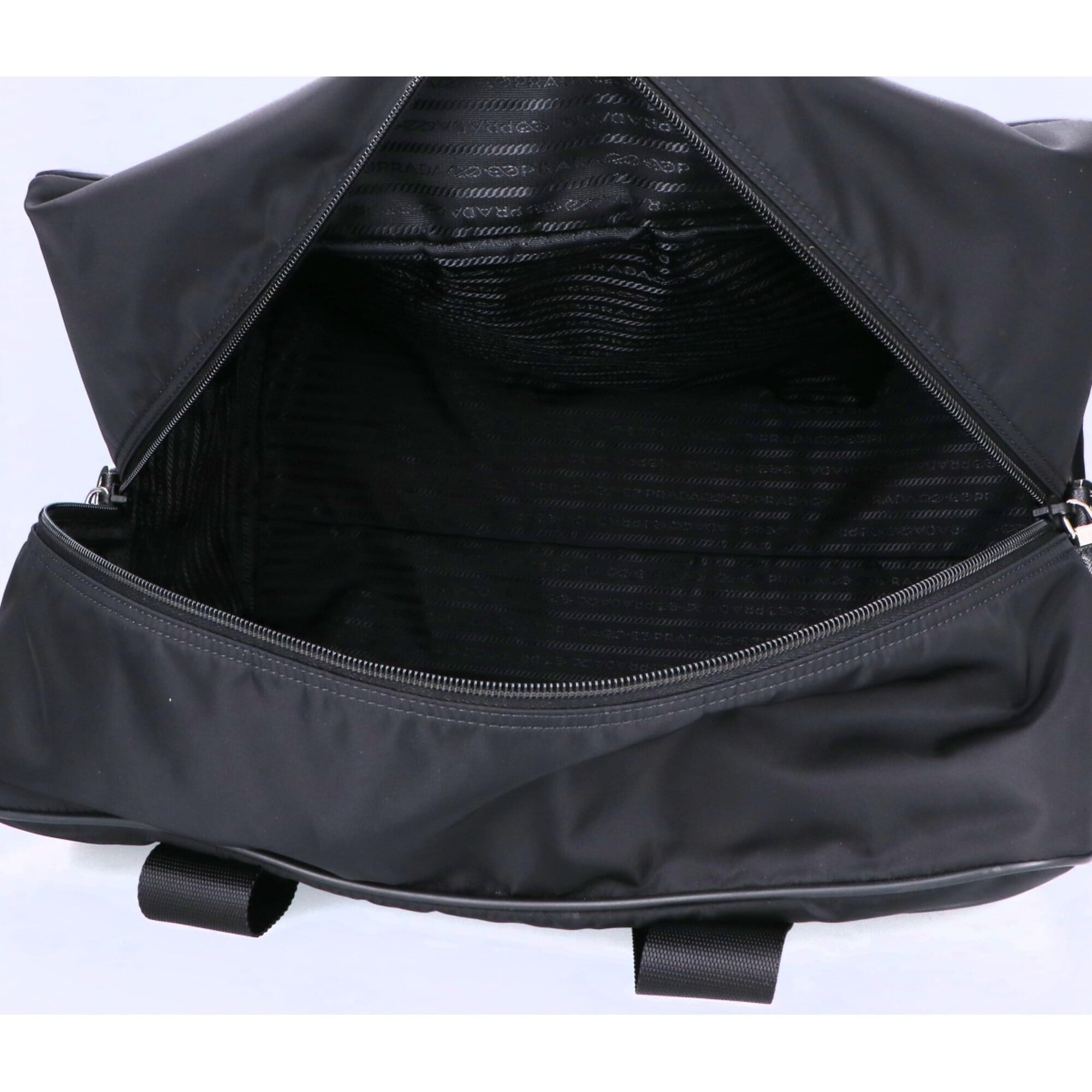 Prada Black Nylon Boston Bag (Pre-Owned)