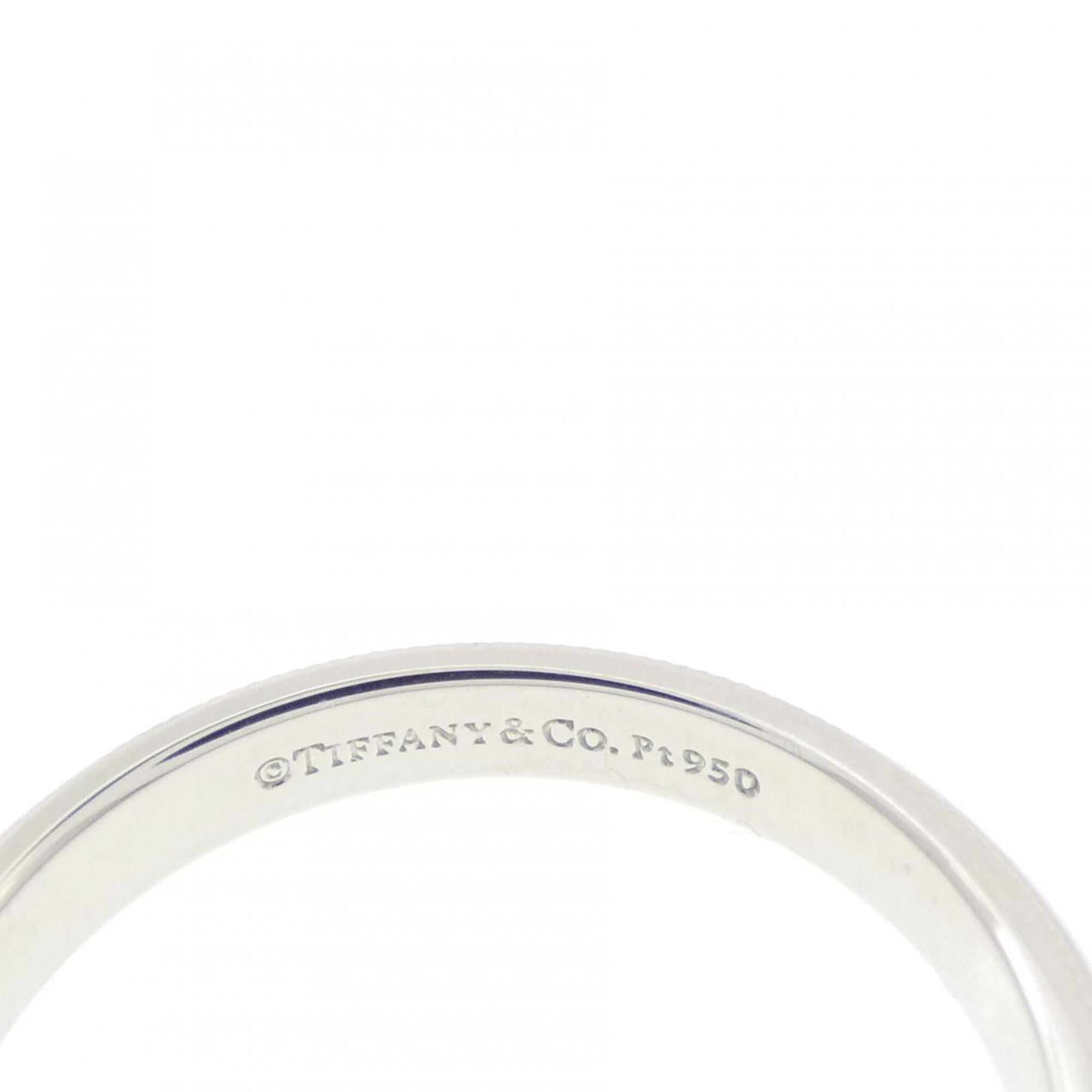 Tiffany Silver Platinum 950 Band Ring (Pre-Owned)