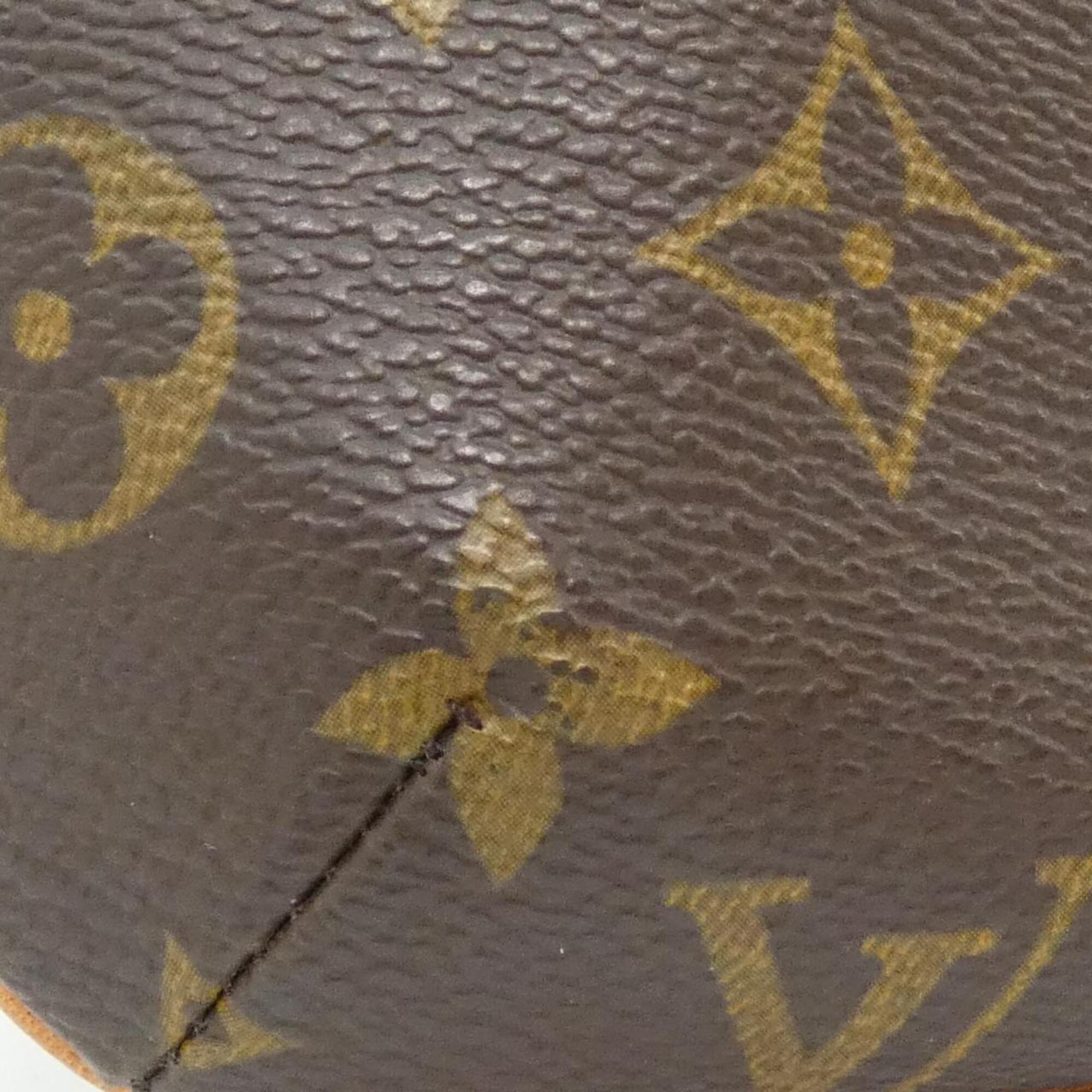 Louis Vuitton Marron Coated Canvas Handbag (Pre-Owned)