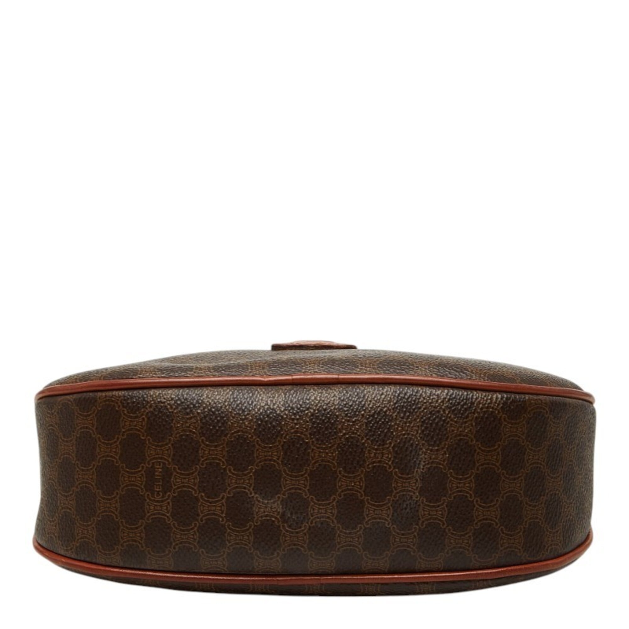 Celine Brown Pvc Leather Shoulder Bag (Pre-Owned)
