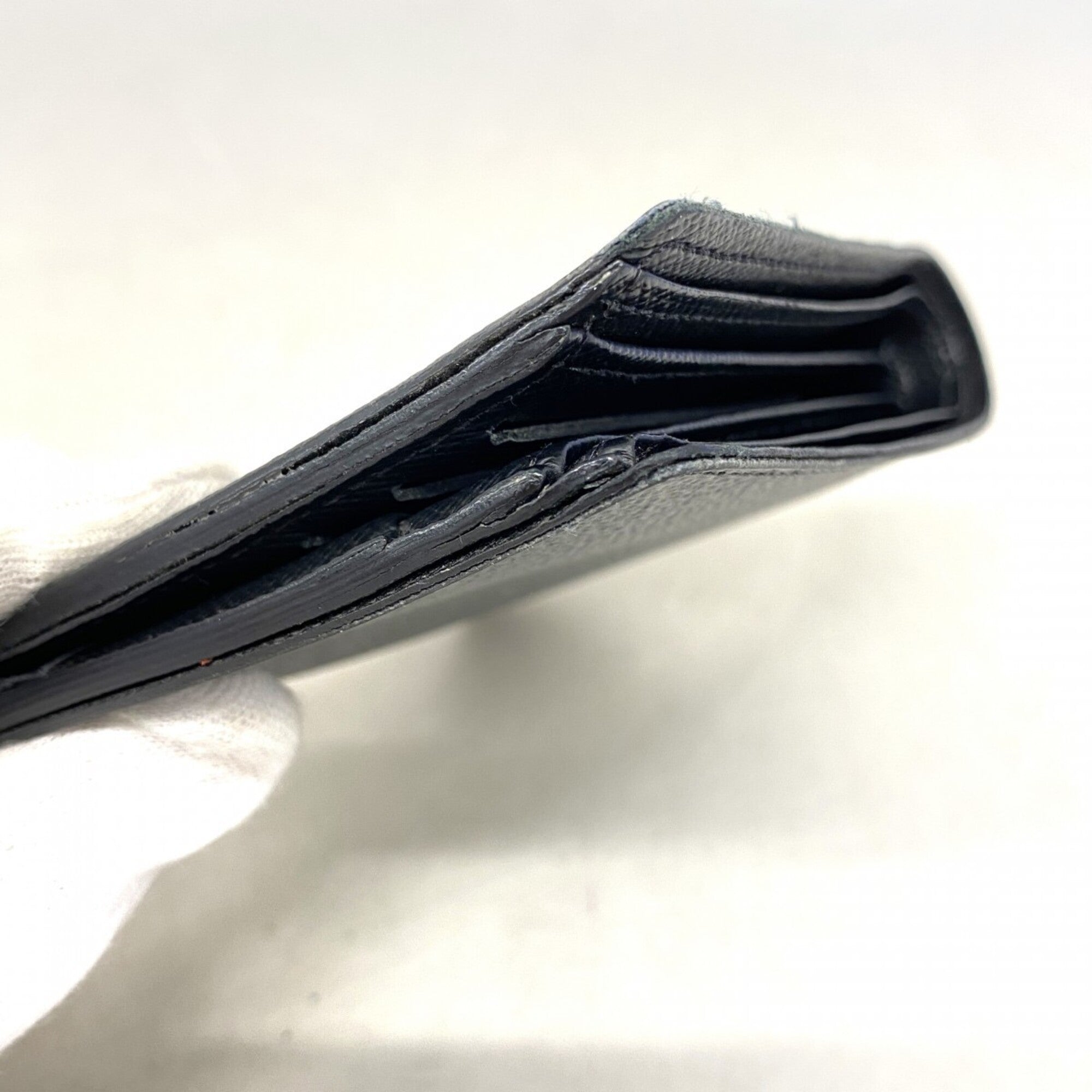 Louis Vuitton Black Bill Wallet (Bi-Fold) (Pre-Owned)