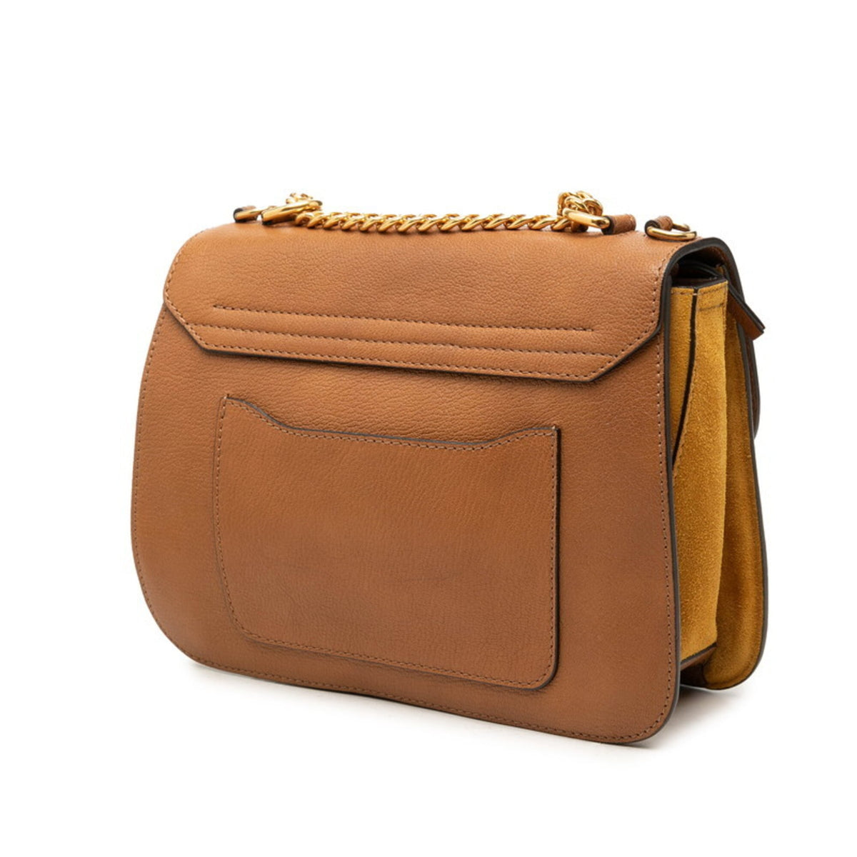 Chloé Brown Leather Handbag Shoulder Bag (Pre-Owned)