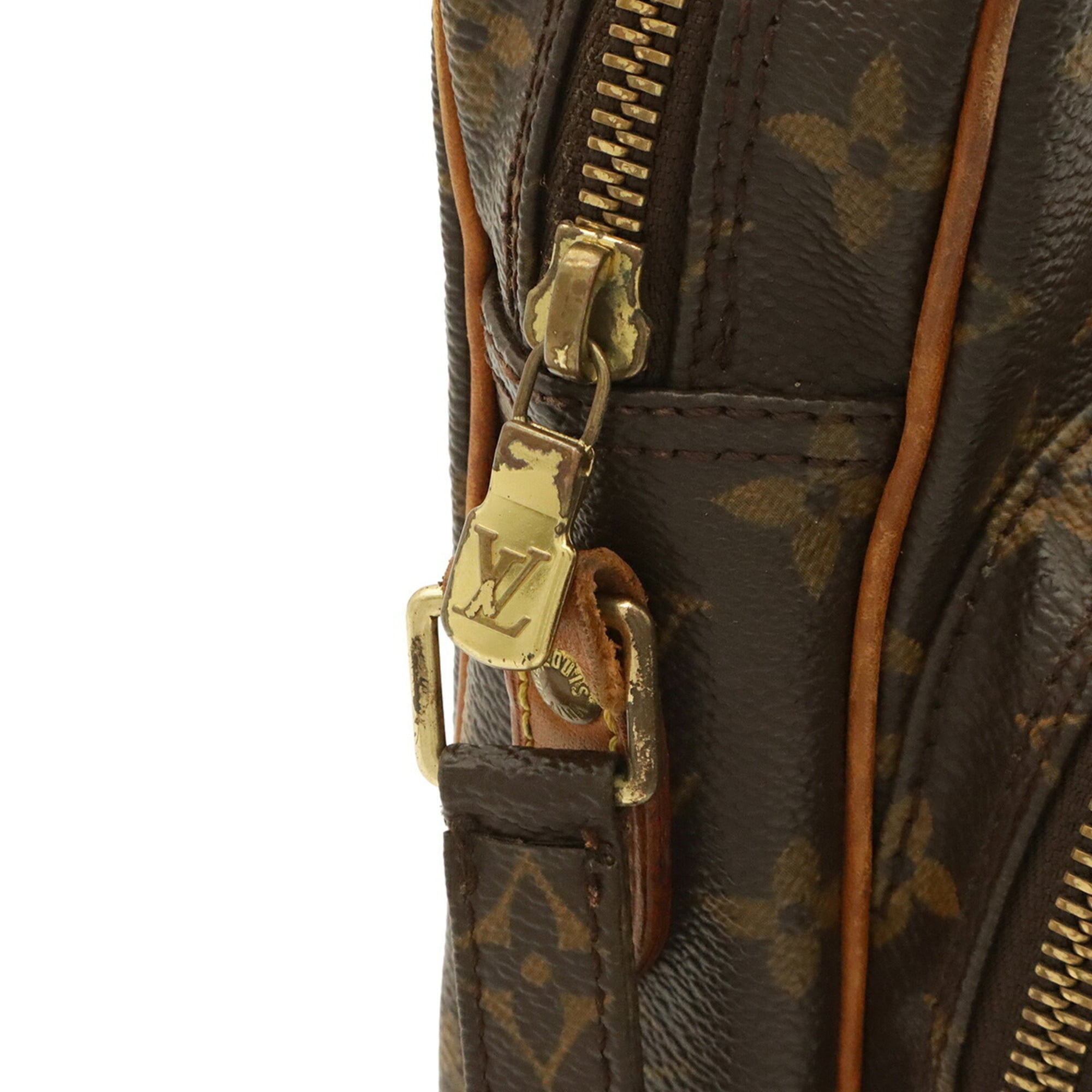 Louis Vuitton Brown Monogram Canvas Pochette Shoulder Bag (Pre-Owned)