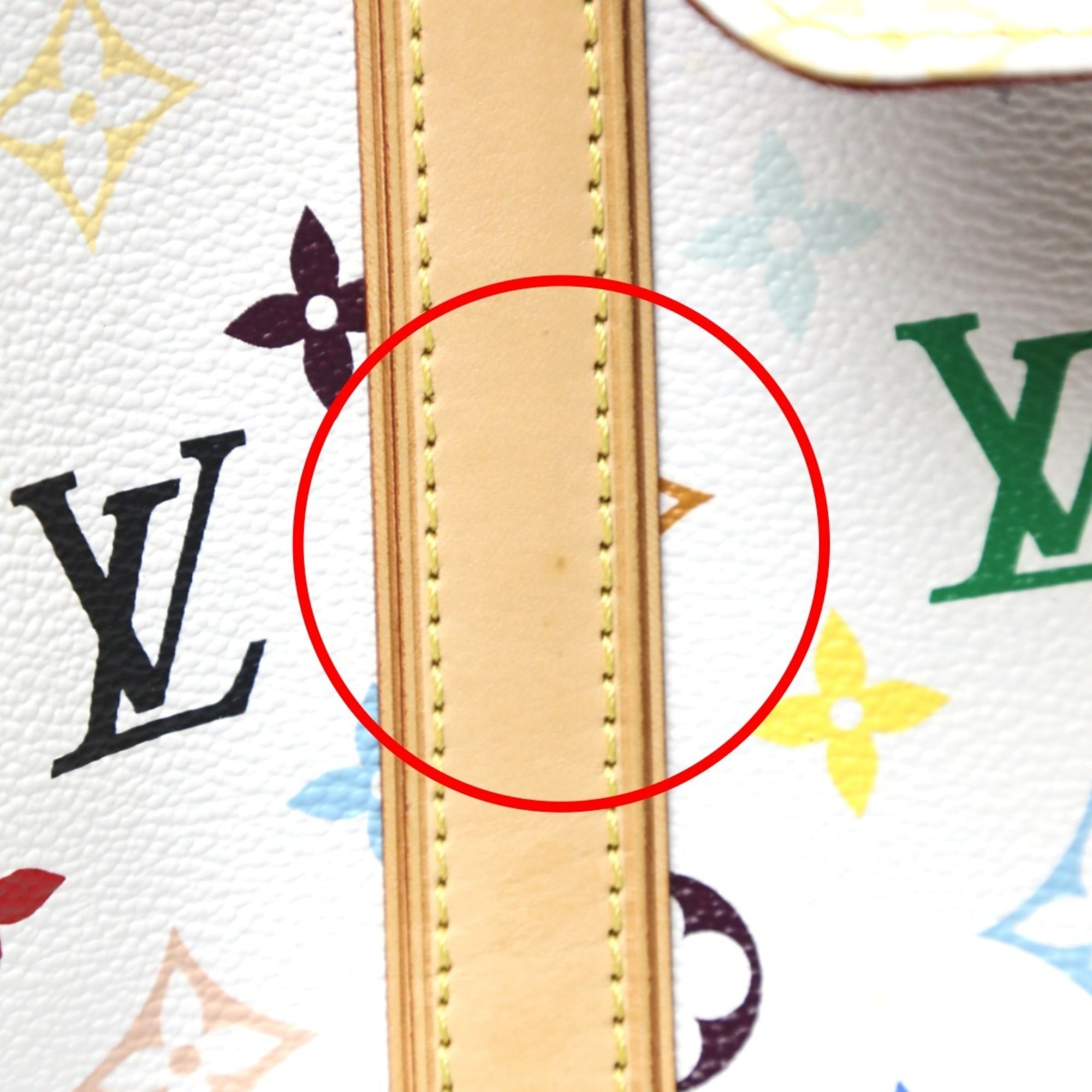 Louis Vuitton Blanc Multi-Color Monogram Multicolore Handbag (Pre-Owned)