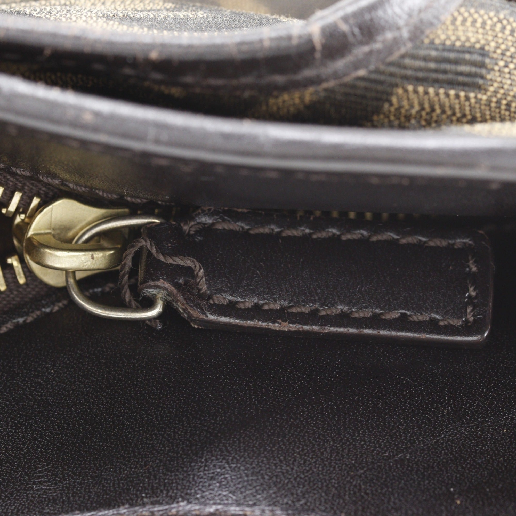 Fendi Zucca Brown Zucca Tote Bag (Pre-Owned)