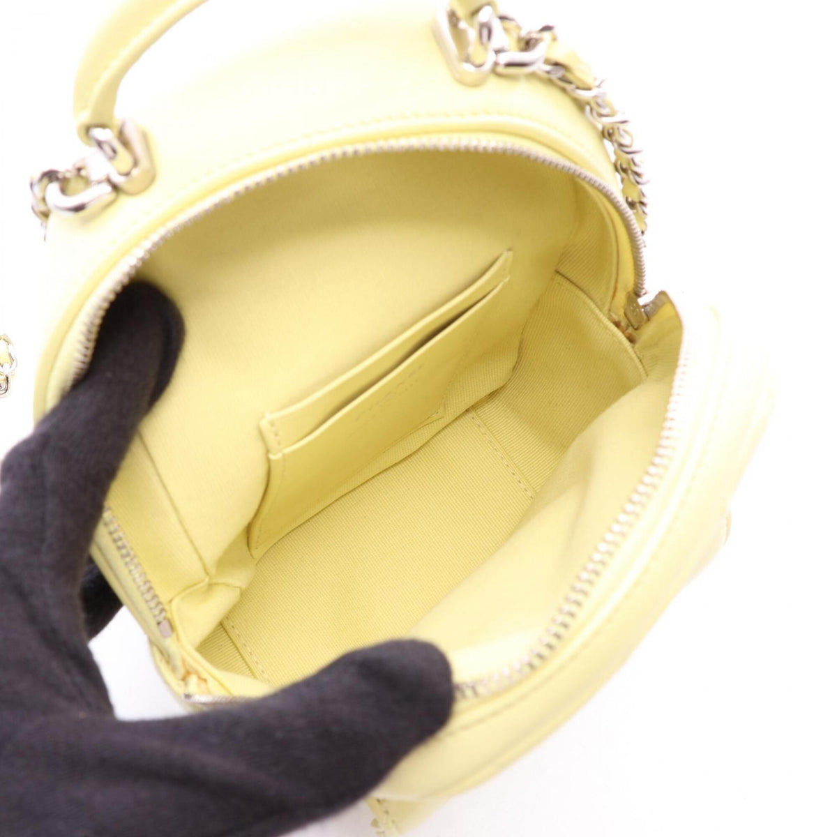 Chanel Yellow Leather Backpack (Pre-Owned)