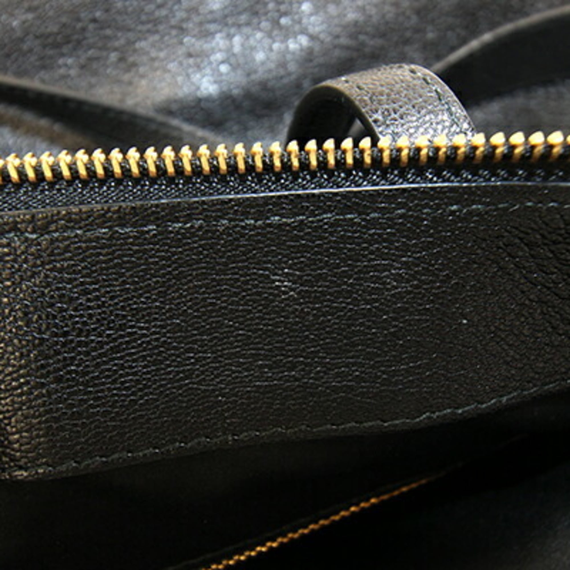Salvatore Ferragamo Black Leather Tote Bag (Pre-Owned)