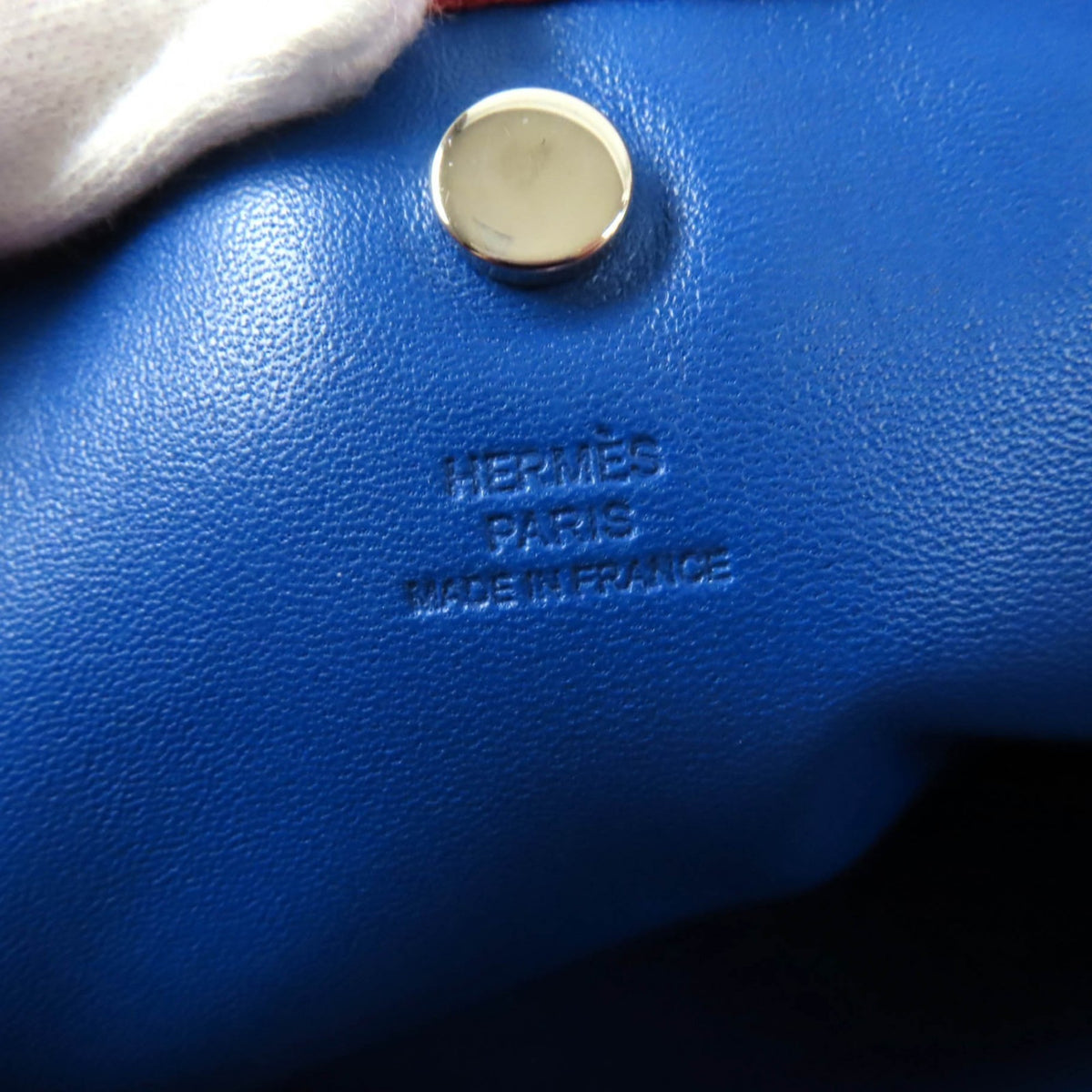 Hermes Blue Orange Pouch (Pre-Owned)