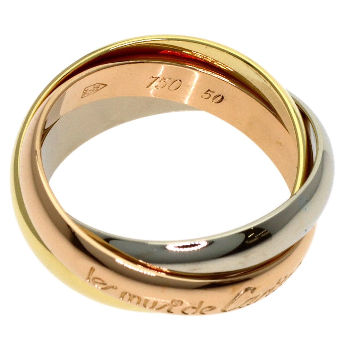 Cartier Yellow Gold (18K) Pink Gold (18K) White Gold (18K) Band Ring (Pre-Owned)