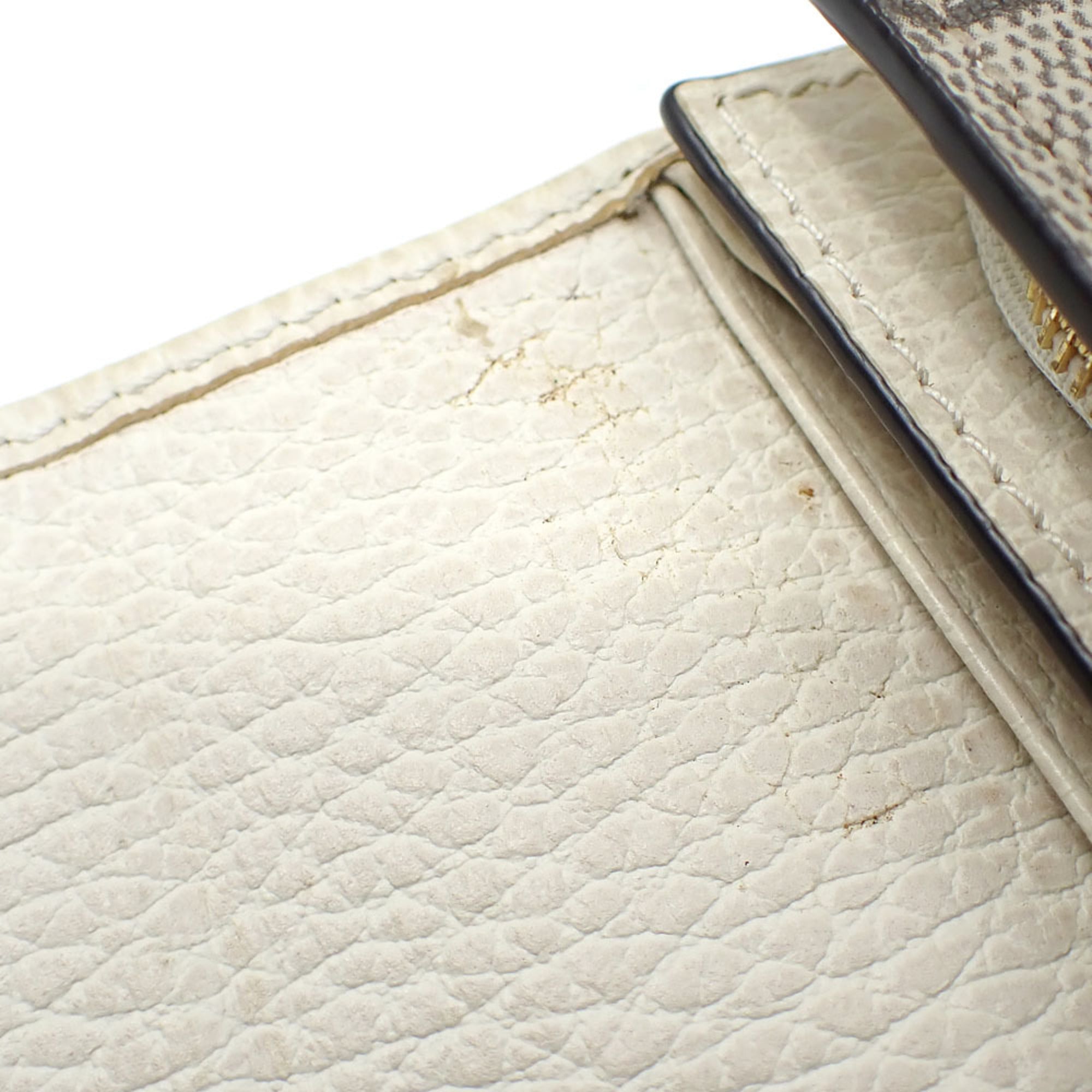 Gucci Ivory Pvc Wallet (Bi-Fold) (Pre-Owned)