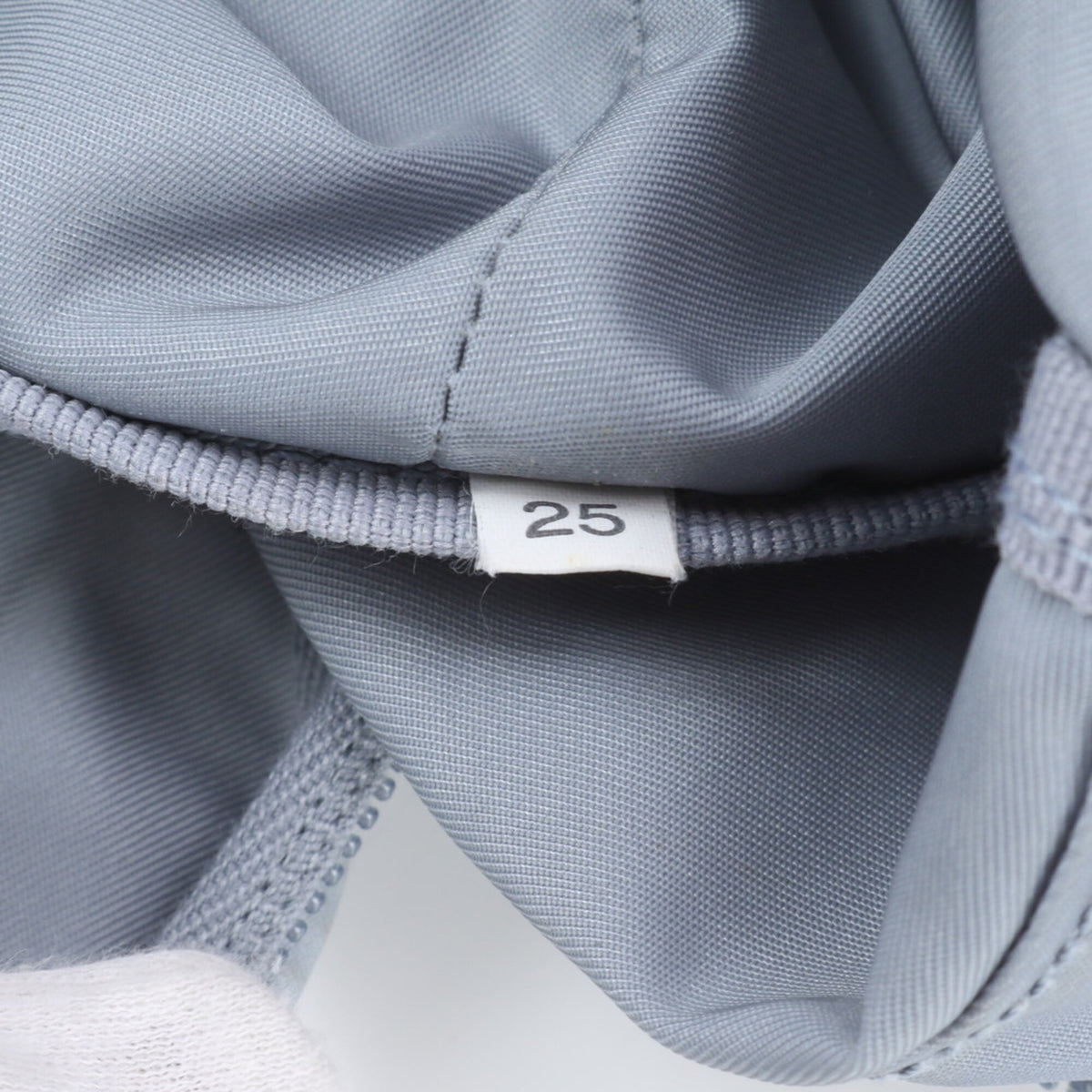 Prada Blue Leather Nylon Boston Bag Tote Bag (Pre-Owned)