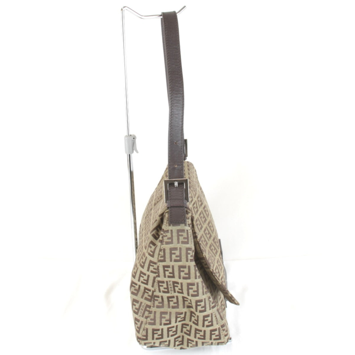 Fendi Beige Zucchino Shoulder Bag (Pre-Owned)