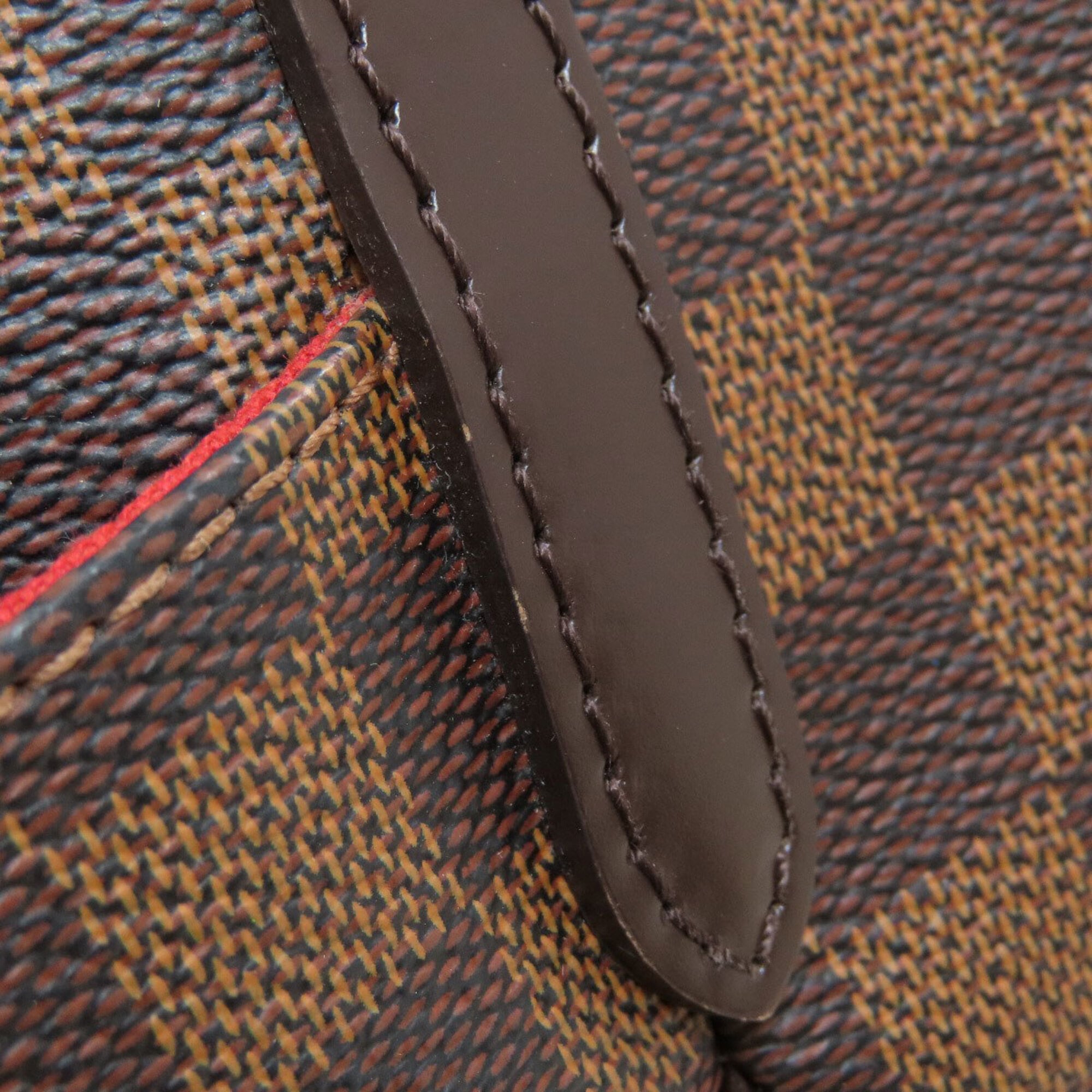 Louis Vuitton Damier Canvas Ebene Damier Canvas Handbag (Pre-Owned)