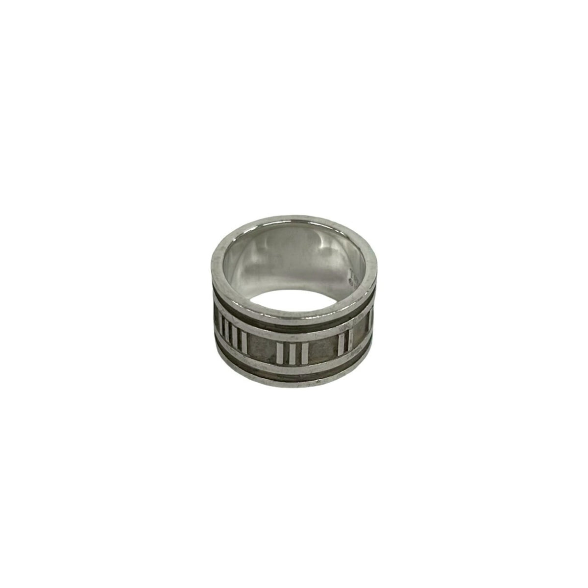 Tiffany Silver Silver 925 Band Ring (Pre-Owned)