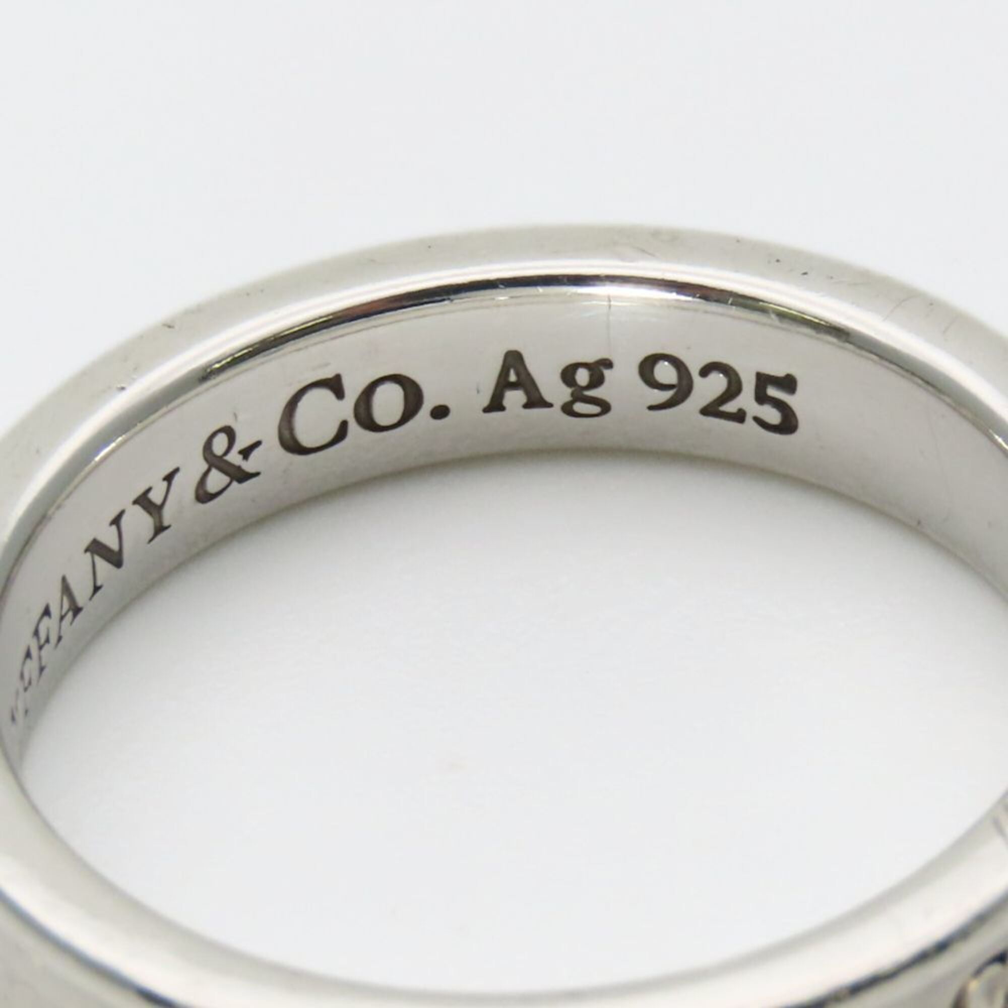 Tiffany Silver Silver 925 Band Ring (Pre-Owned)
