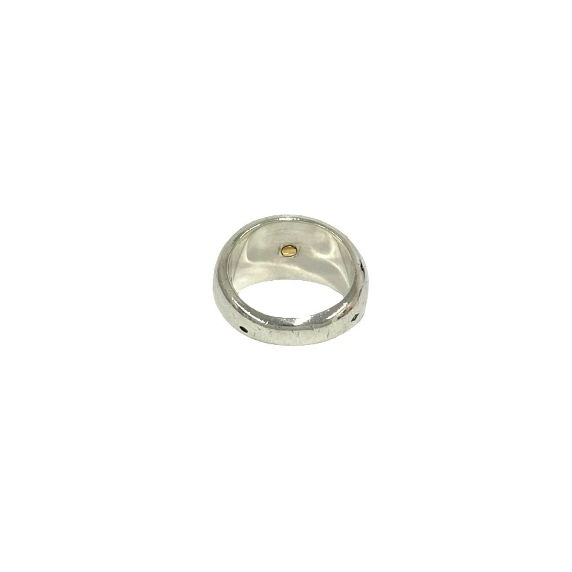 Hermes Gold Silver Gold (18K) Silver 925 Band Ring (Pre-Owned)