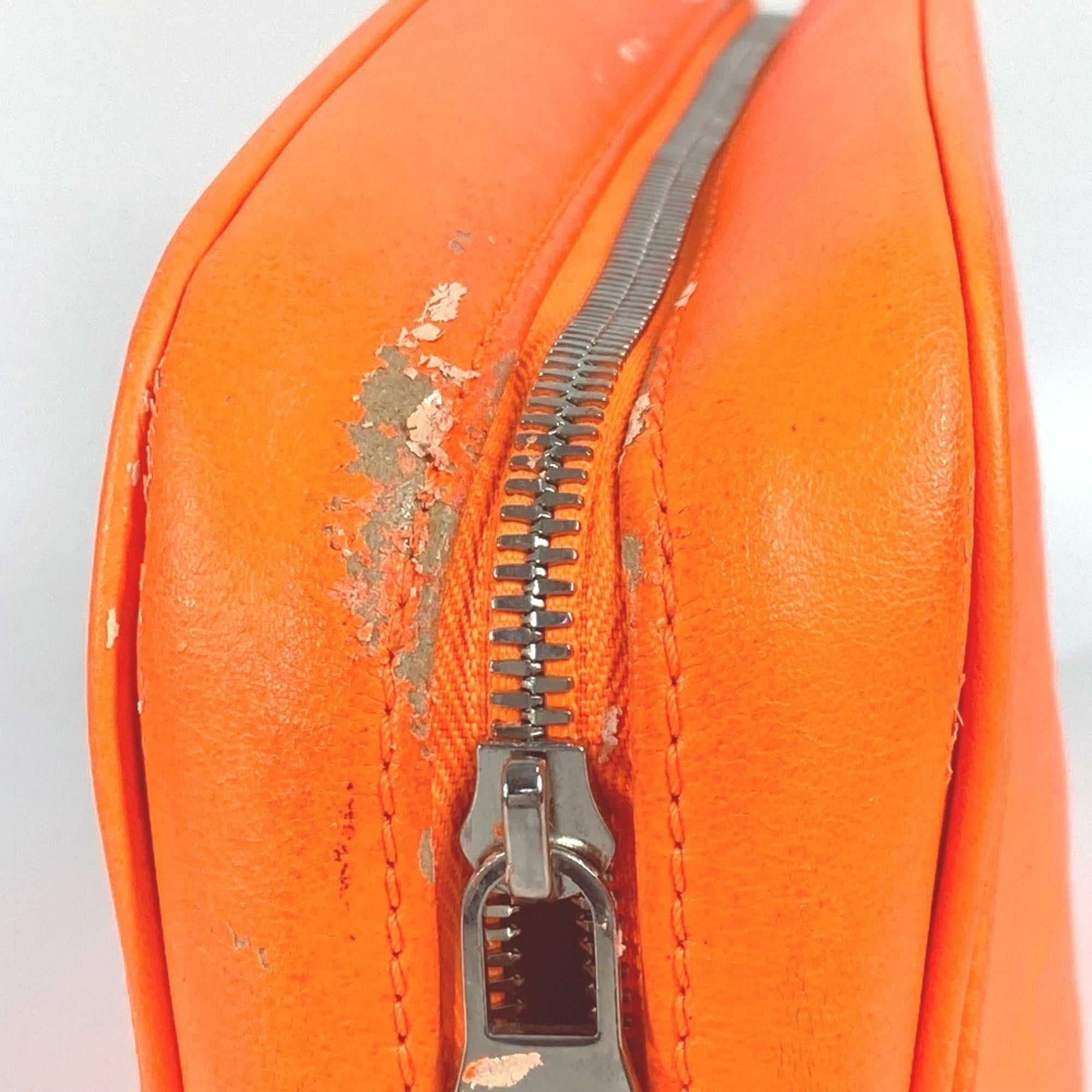 Louis Vuitton Orange Damier Infini Clutch Bag Pouch (Pre-Owned)